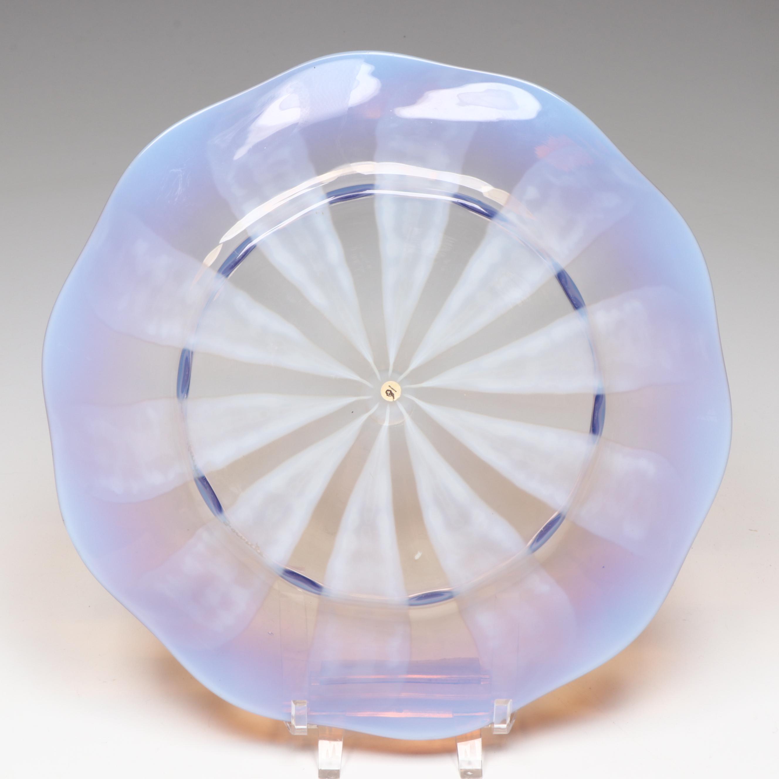 Louis Comfort Tiffany Favrile Glass Plate