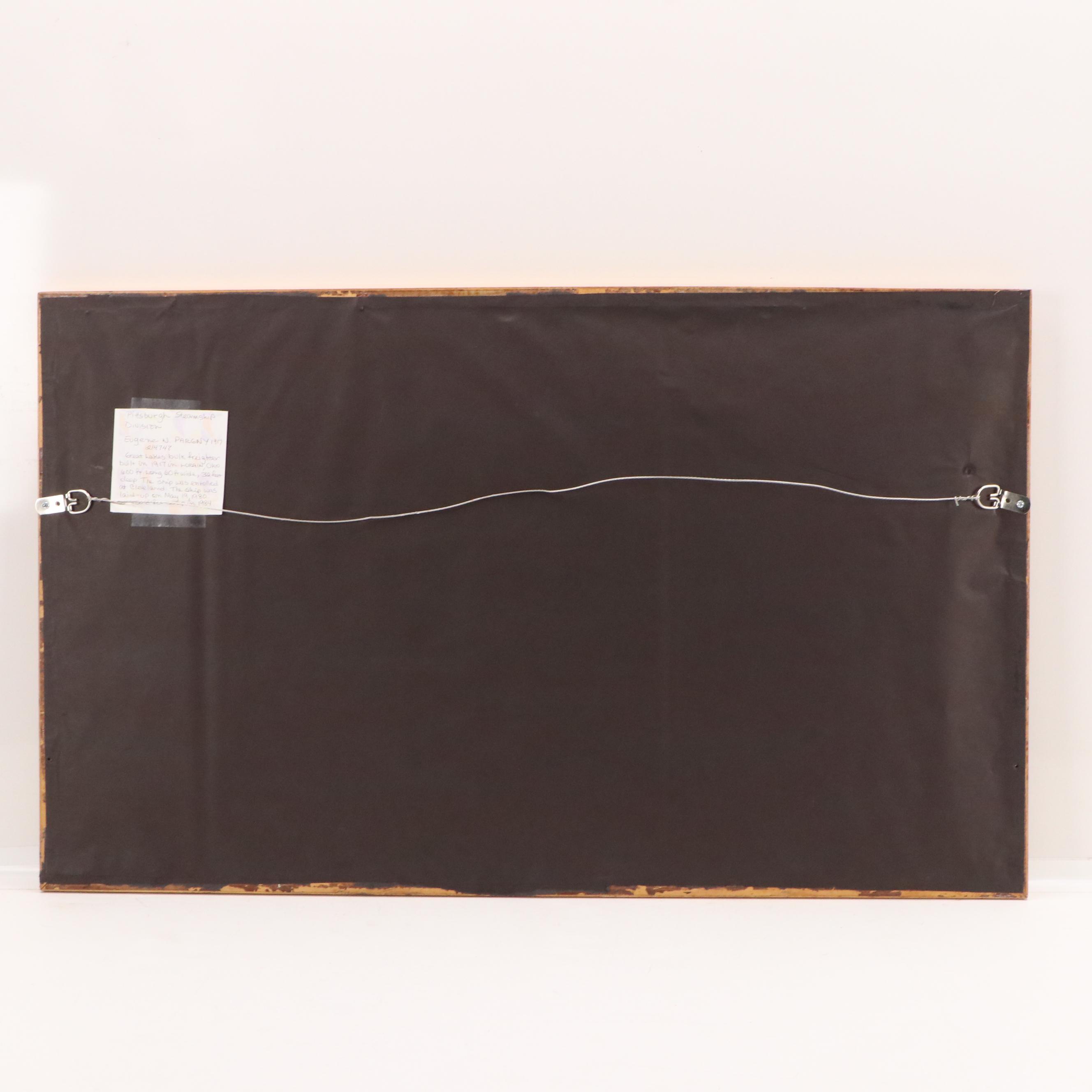 "Eugene W. Pargny Pittsburgh Steamship Division" Multimedia Painting