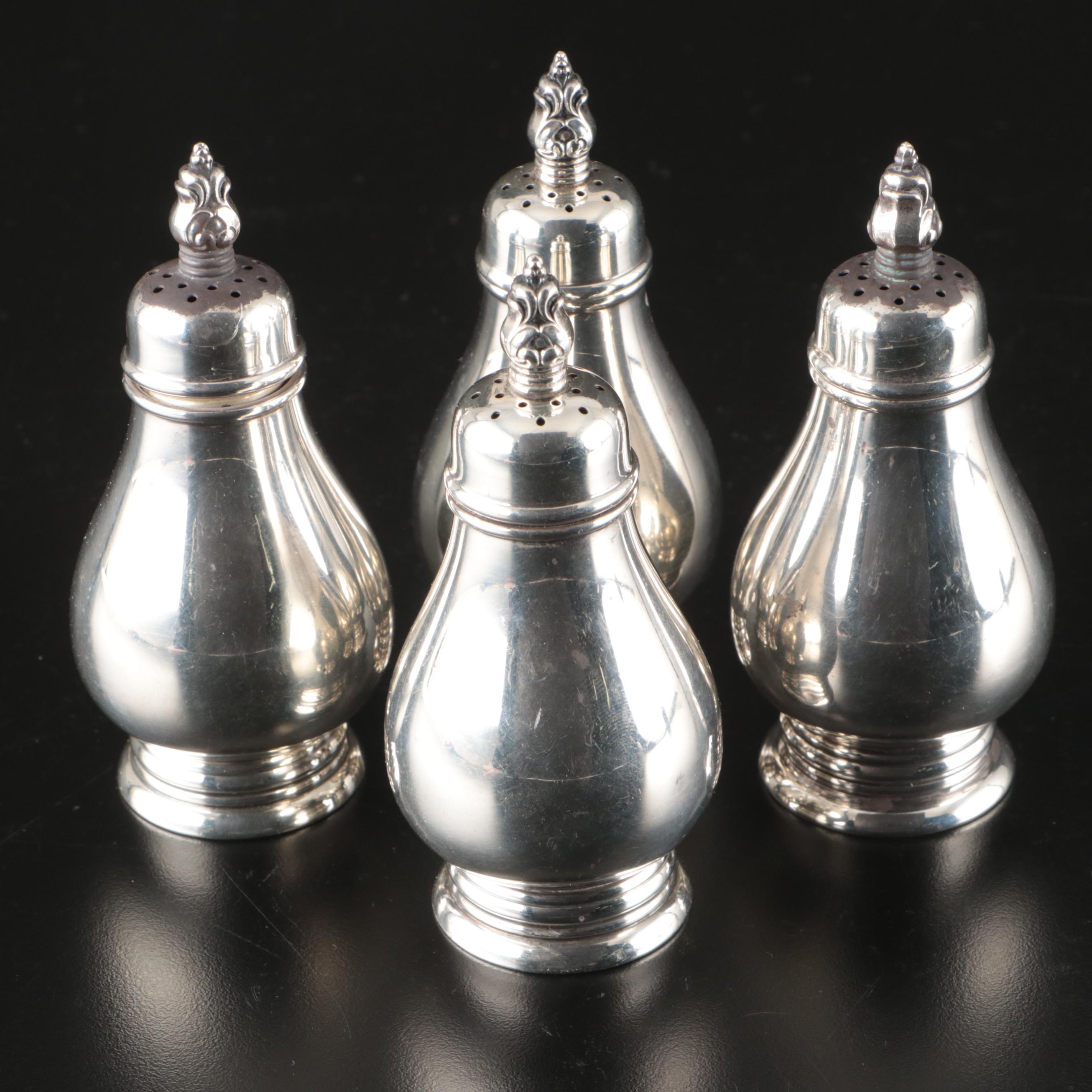 International Silver Co. "Royal Danish" Sterling Silver Shakers