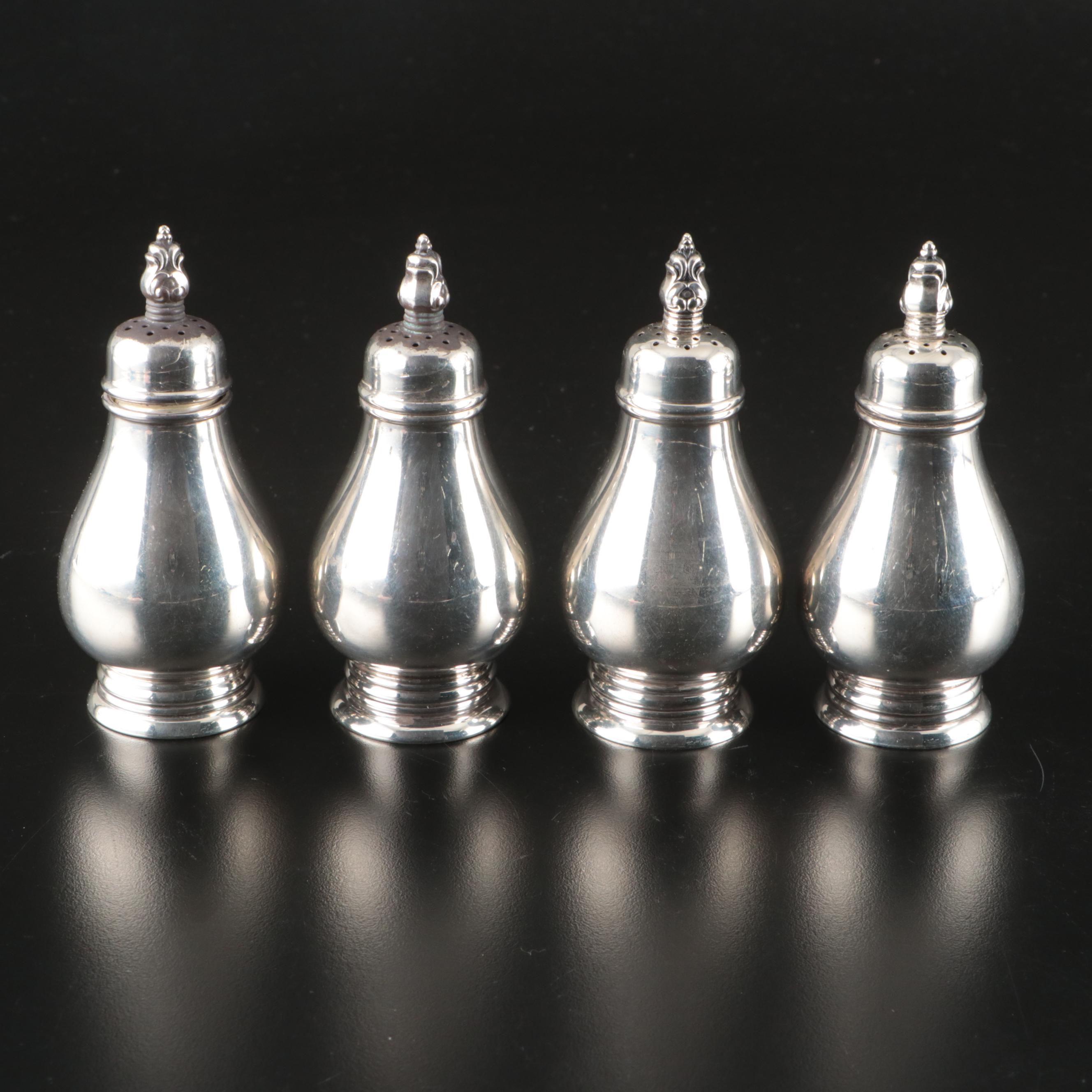 International Silver Co. "Royal Danish" Sterling Silver Shakers