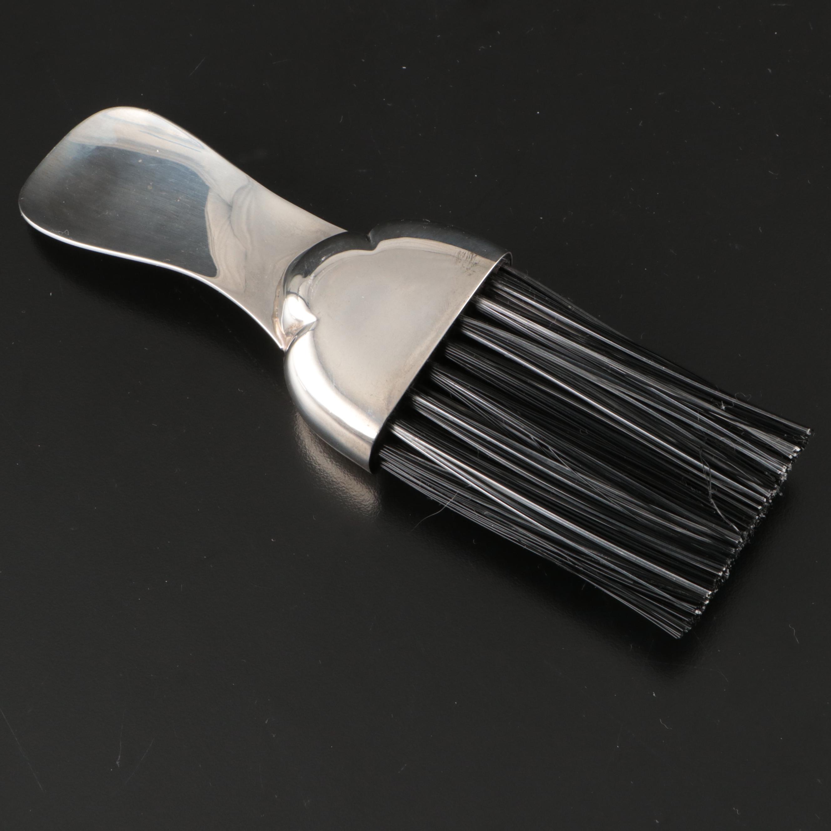 Gorham Sterling Silver Men's Shoe Horn and Brush with Other Sterling Shoe Horns