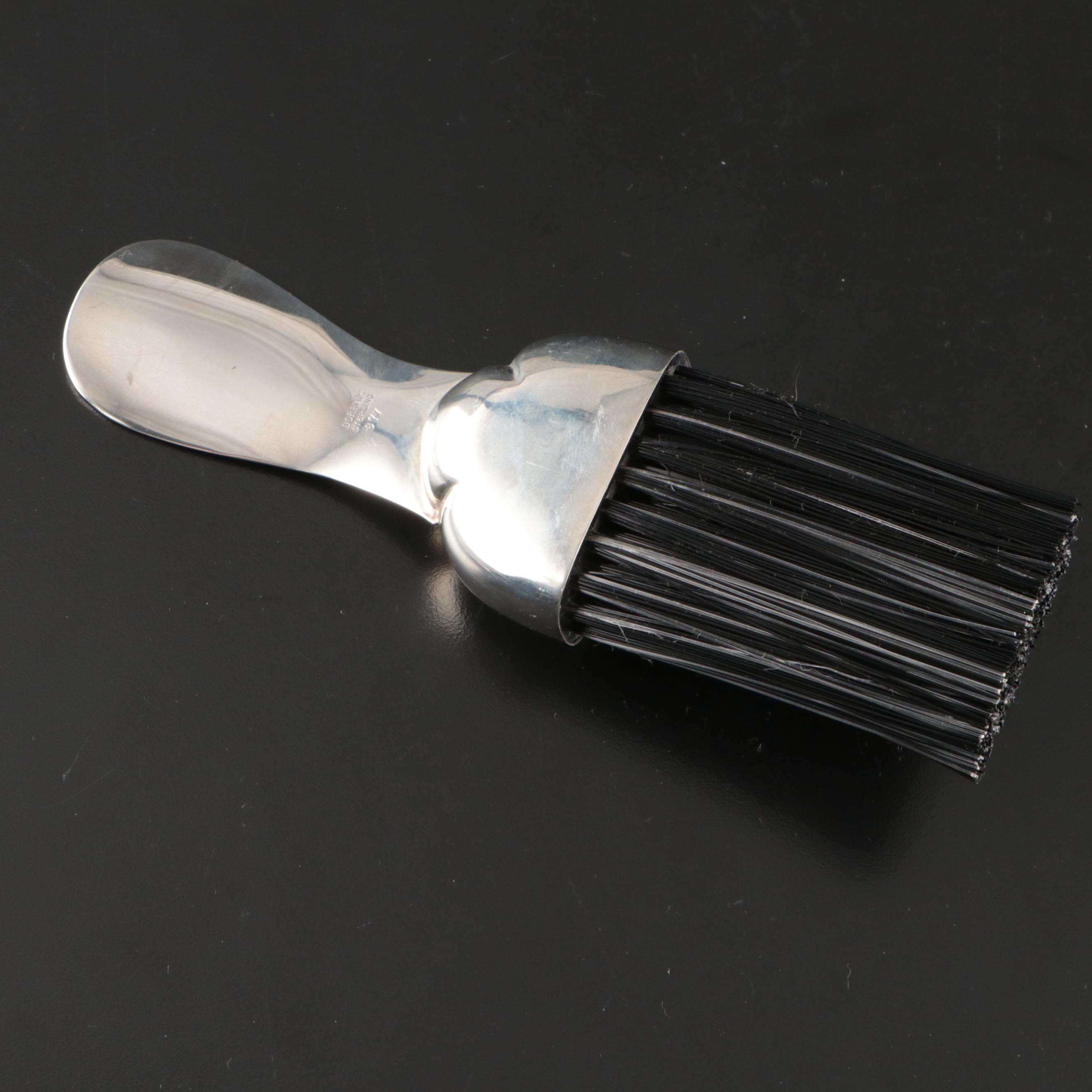 Gorham Sterling Silver Men's Shoe Horn and Brush with Other Sterling Shoe Horns