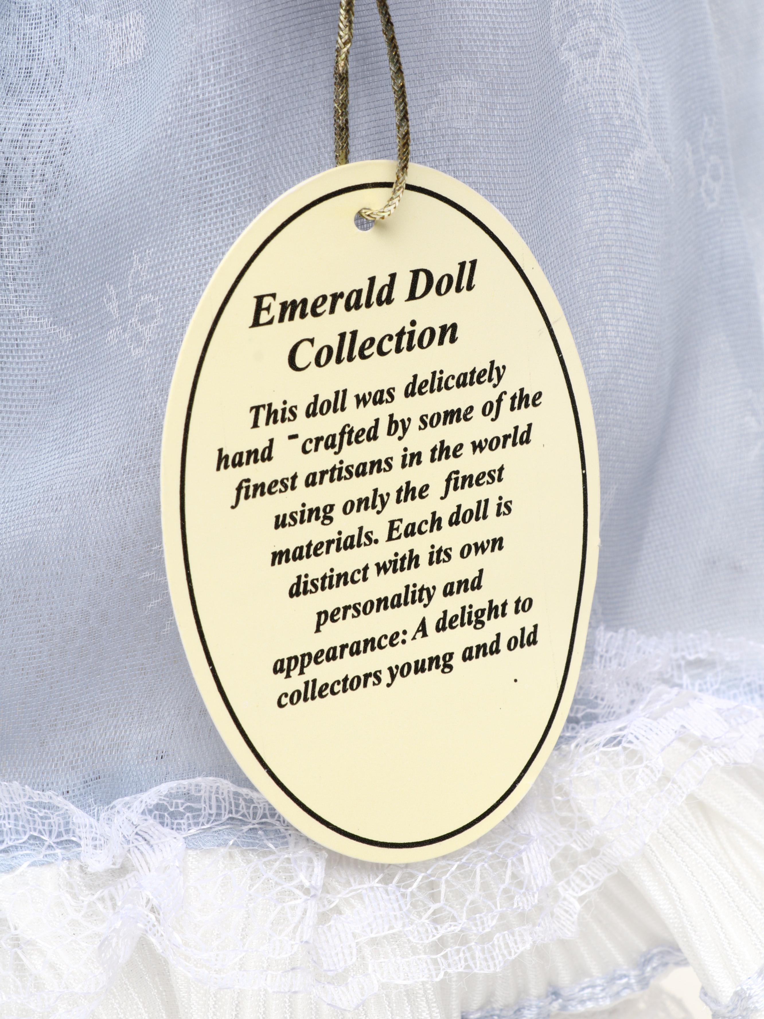 Pair of Emerald Doll Collection Porcelain Dolls, 2004