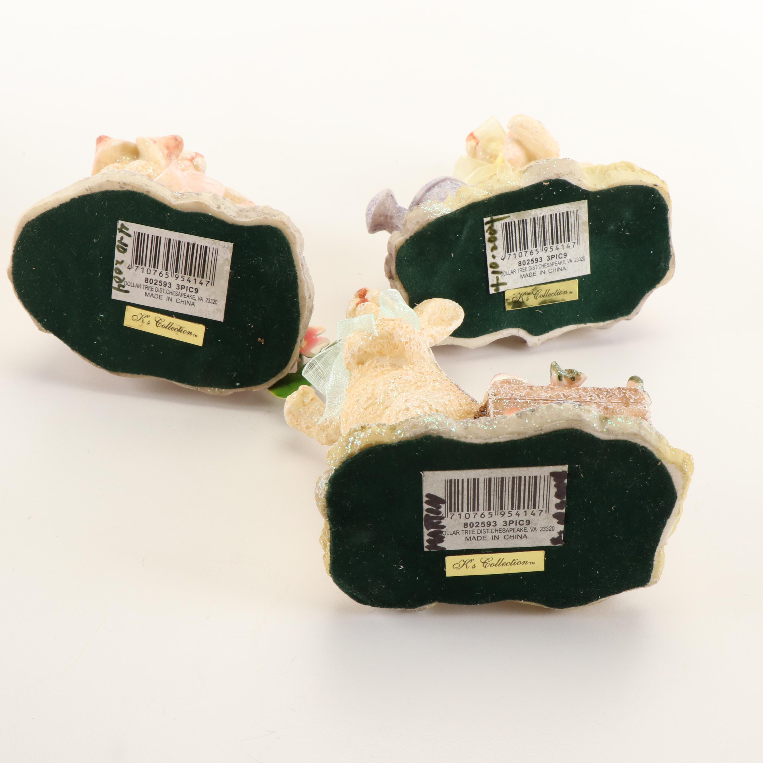 Charmstone, K's Collection Easter & Thanksgiving Seasonal Figures, Napkin Rings