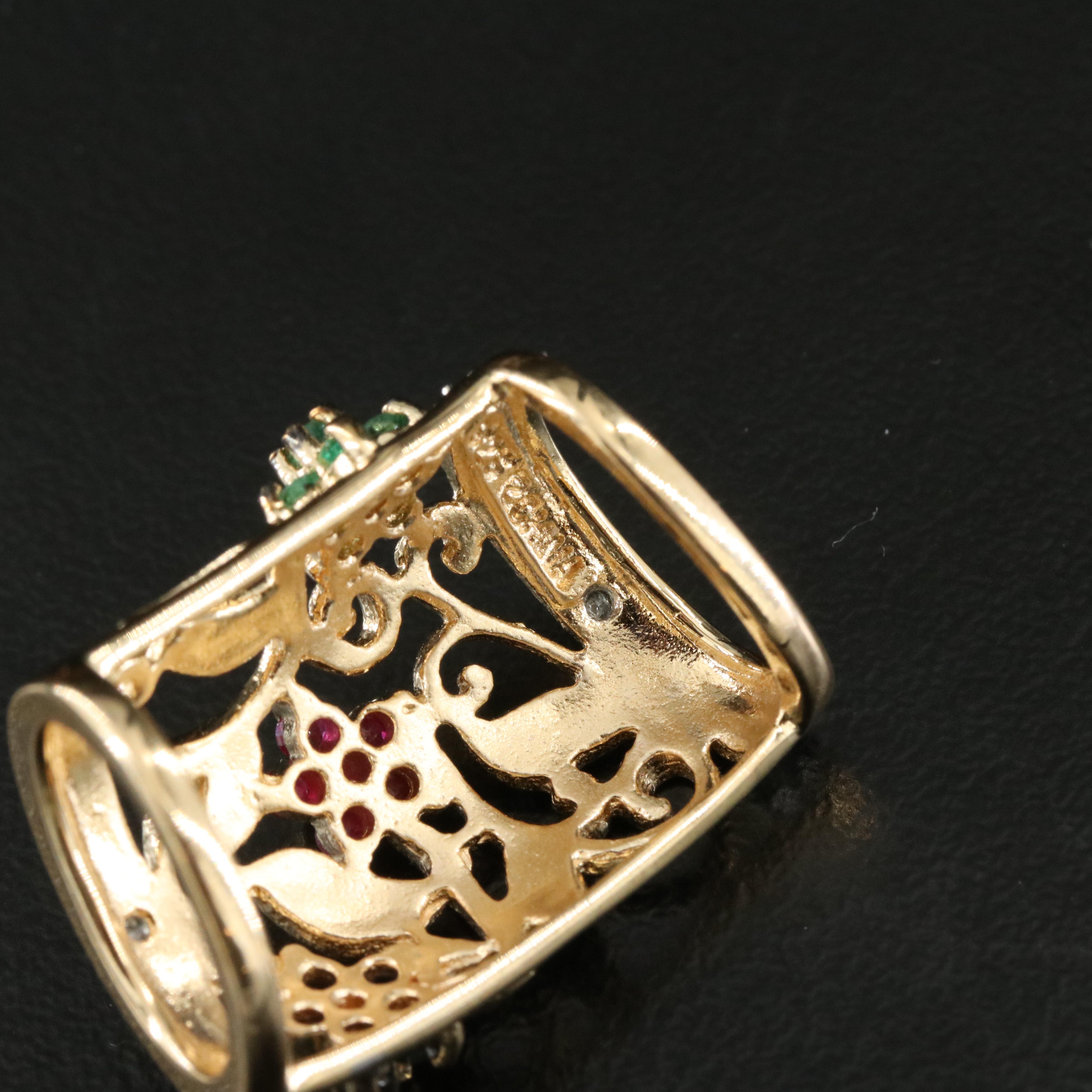 Sterling Sapphire, Emerald and Diamond Jewelry Collection