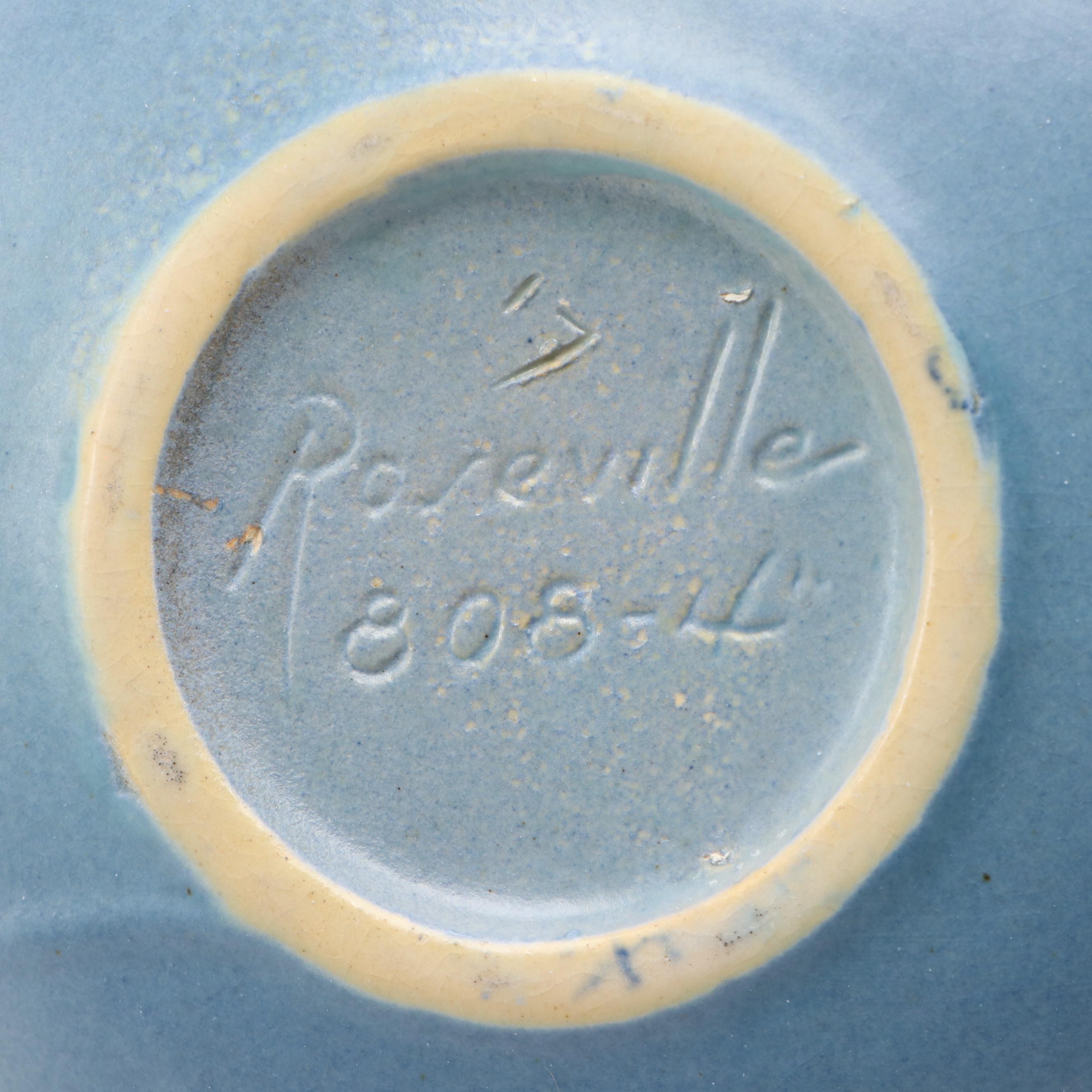 Roseville Pottery "Magnolia" Pitcher and "Thornapple" Vase