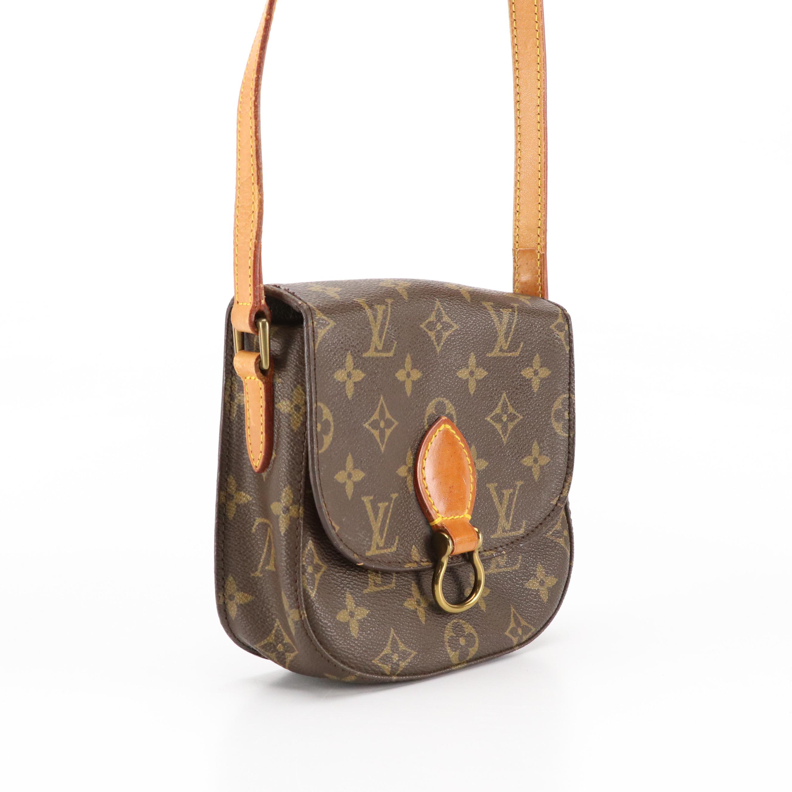 Louis Vuitton St. Cloud PM Bag in Monogram Canvas and Vachetta Leather