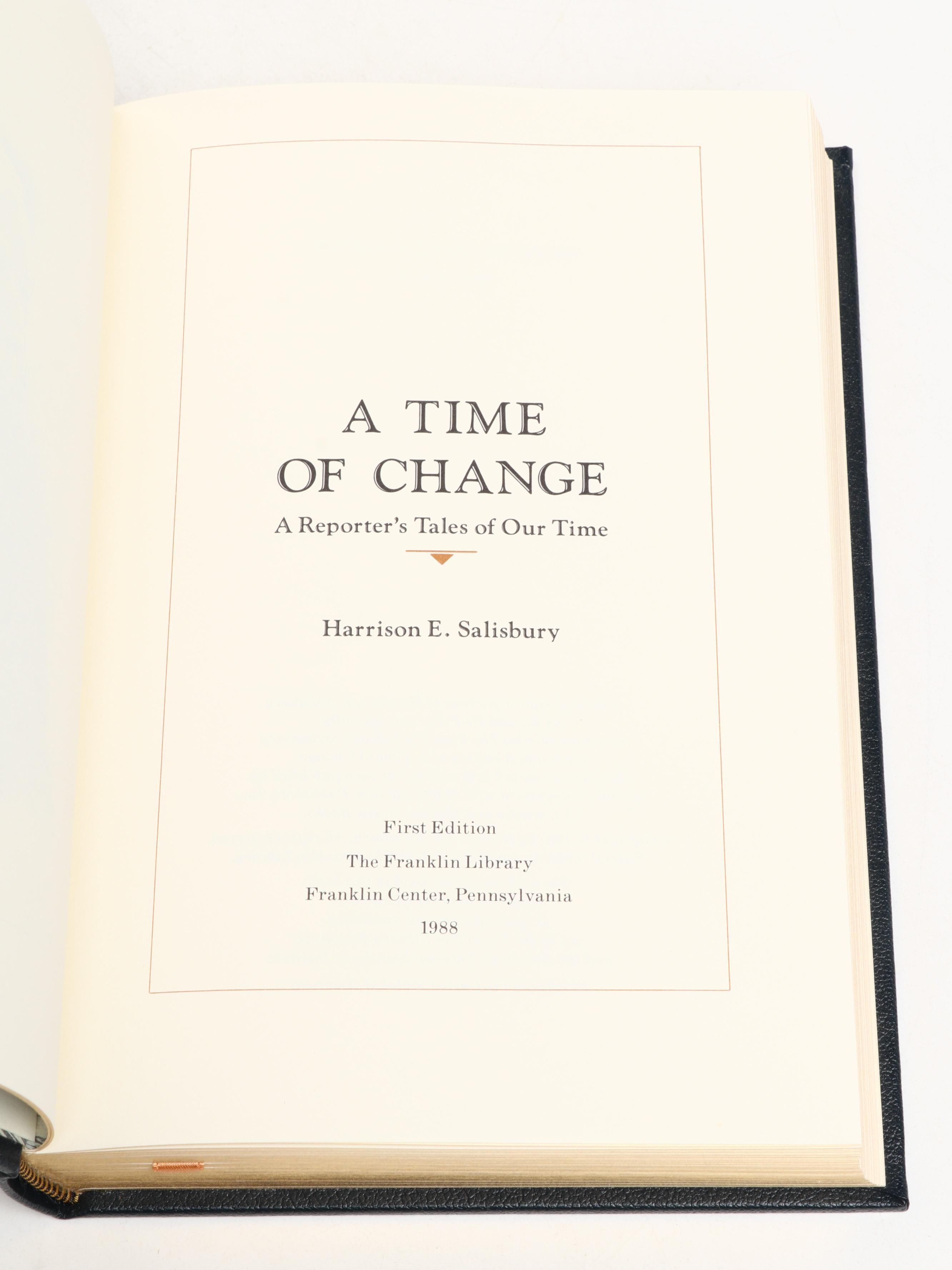 Franklin Library Signed First Edition "The Centurion" by Jan De Hartog and More