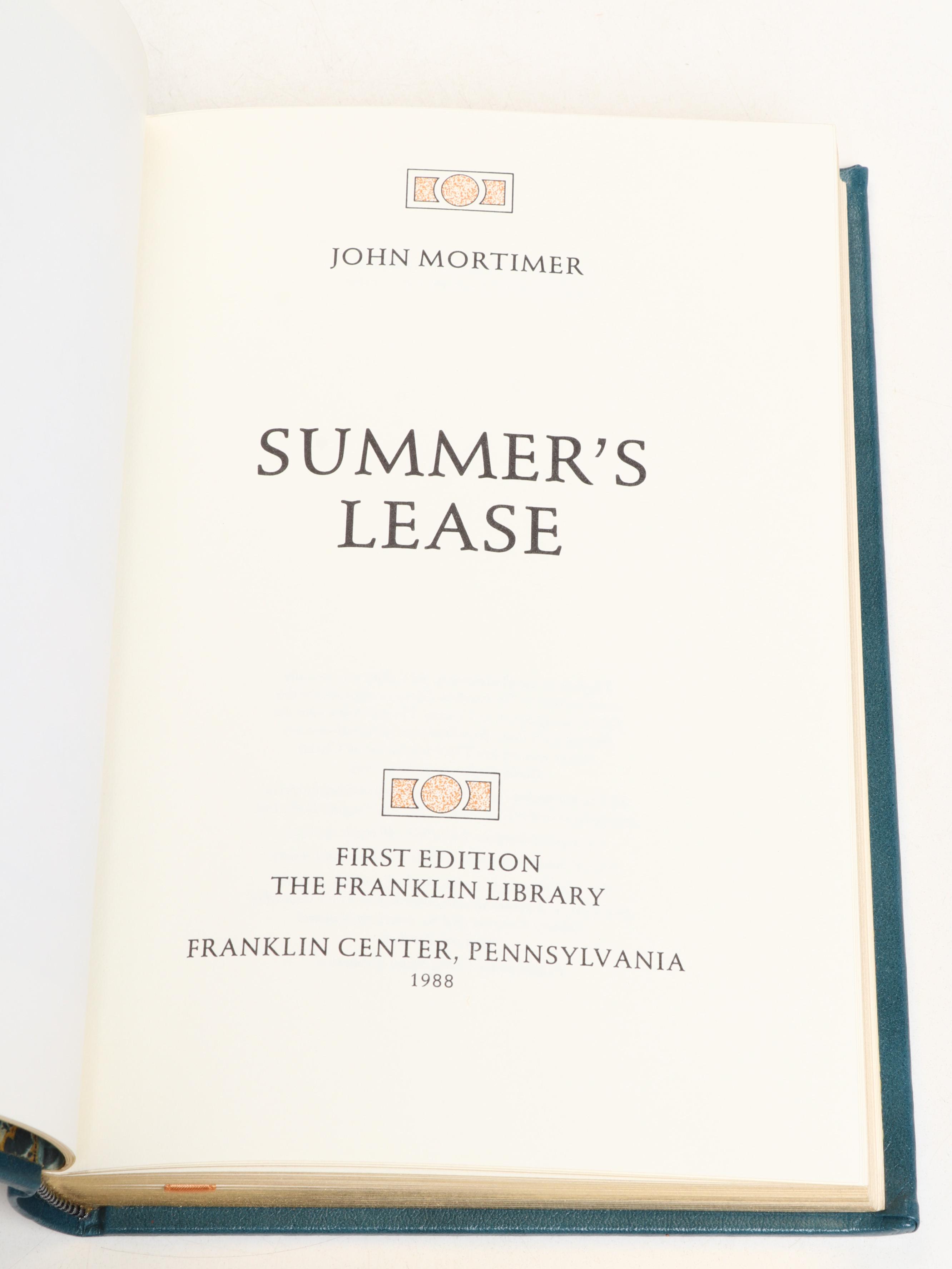 Franklin Library Signed First Edition "The Centurion" by Jan De Hartog and More