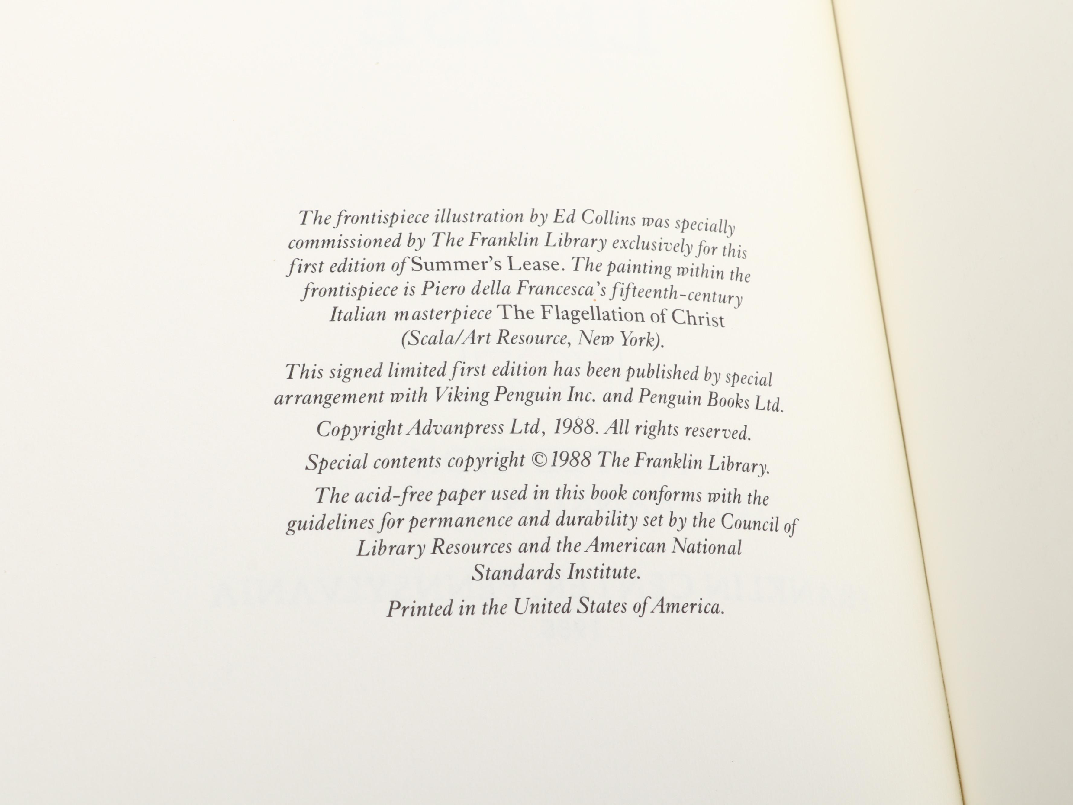 Franklin Library Signed First Edition "The Centurion" by Jan De Hartog and More