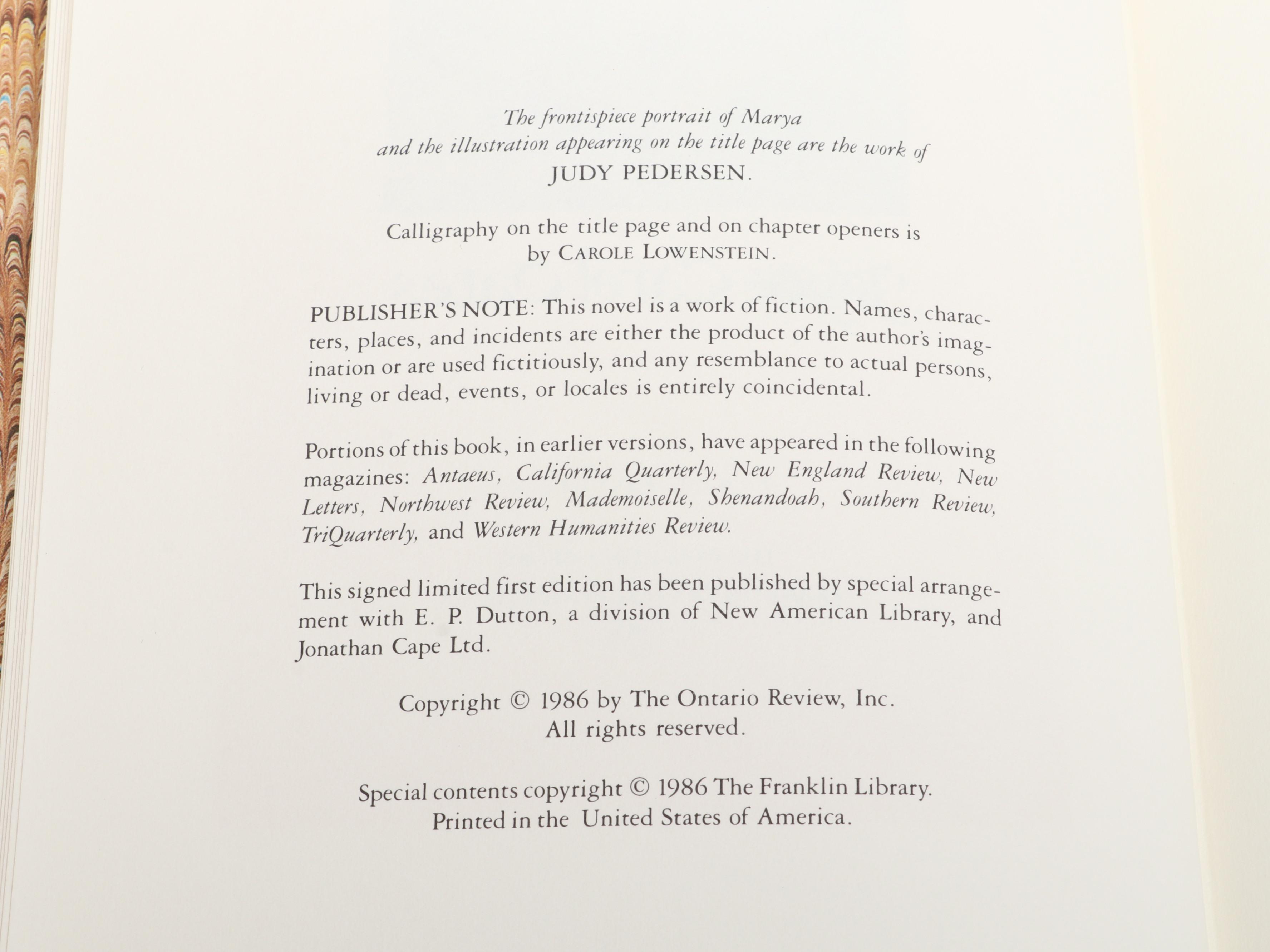 Franklin Library Signed First Edition "The Centurion" by Jan De Hartog and More