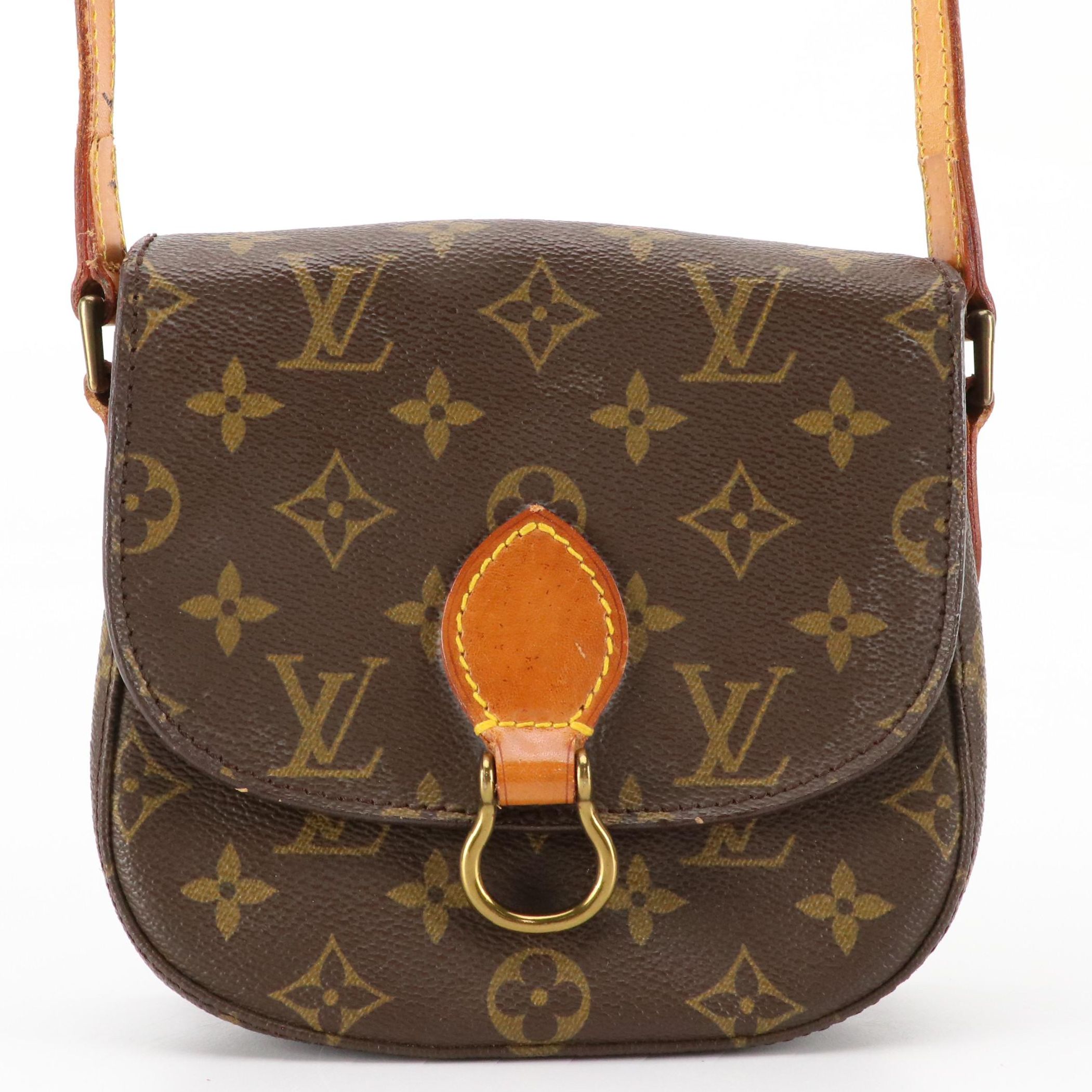 Louis Vuitton St. Cloud PM Bag in Monogram Canvas and Vachetta Leather
