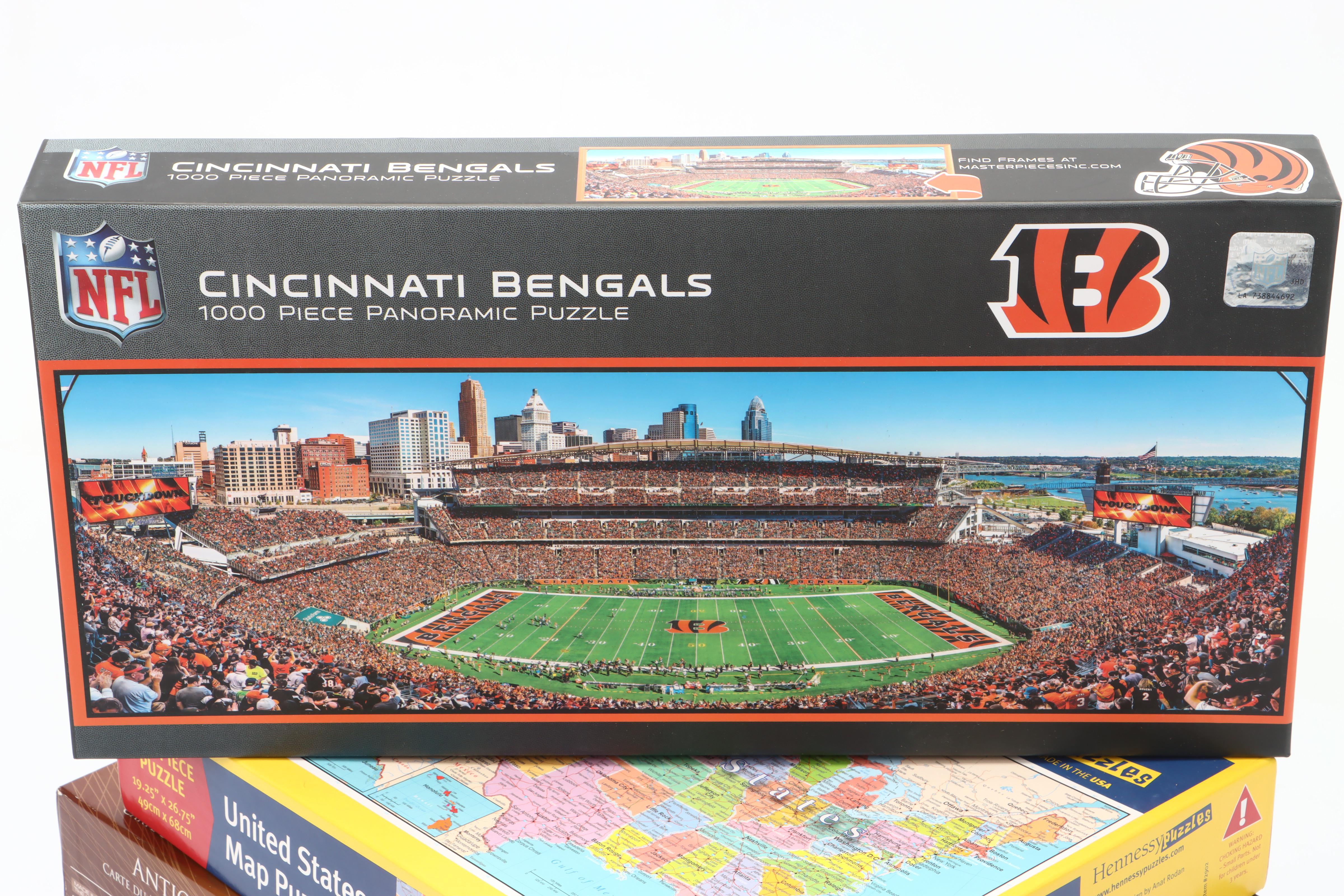 Masterpieces NFL "Cincinnati Bengals" and More Jigsaw Puzzles