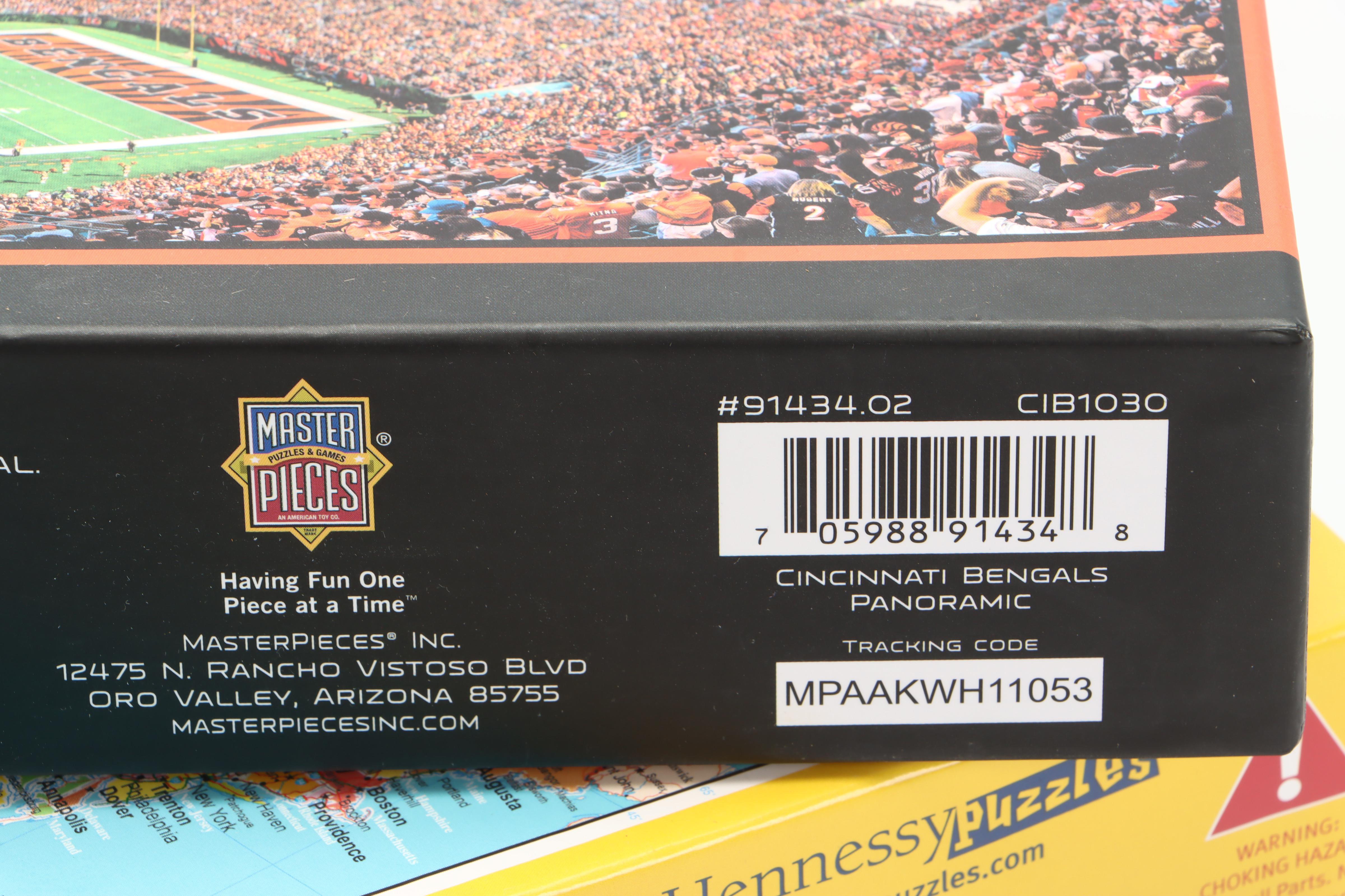 Masterpieces NFL "Cincinnati Bengals" and More Jigsaw Puzzles