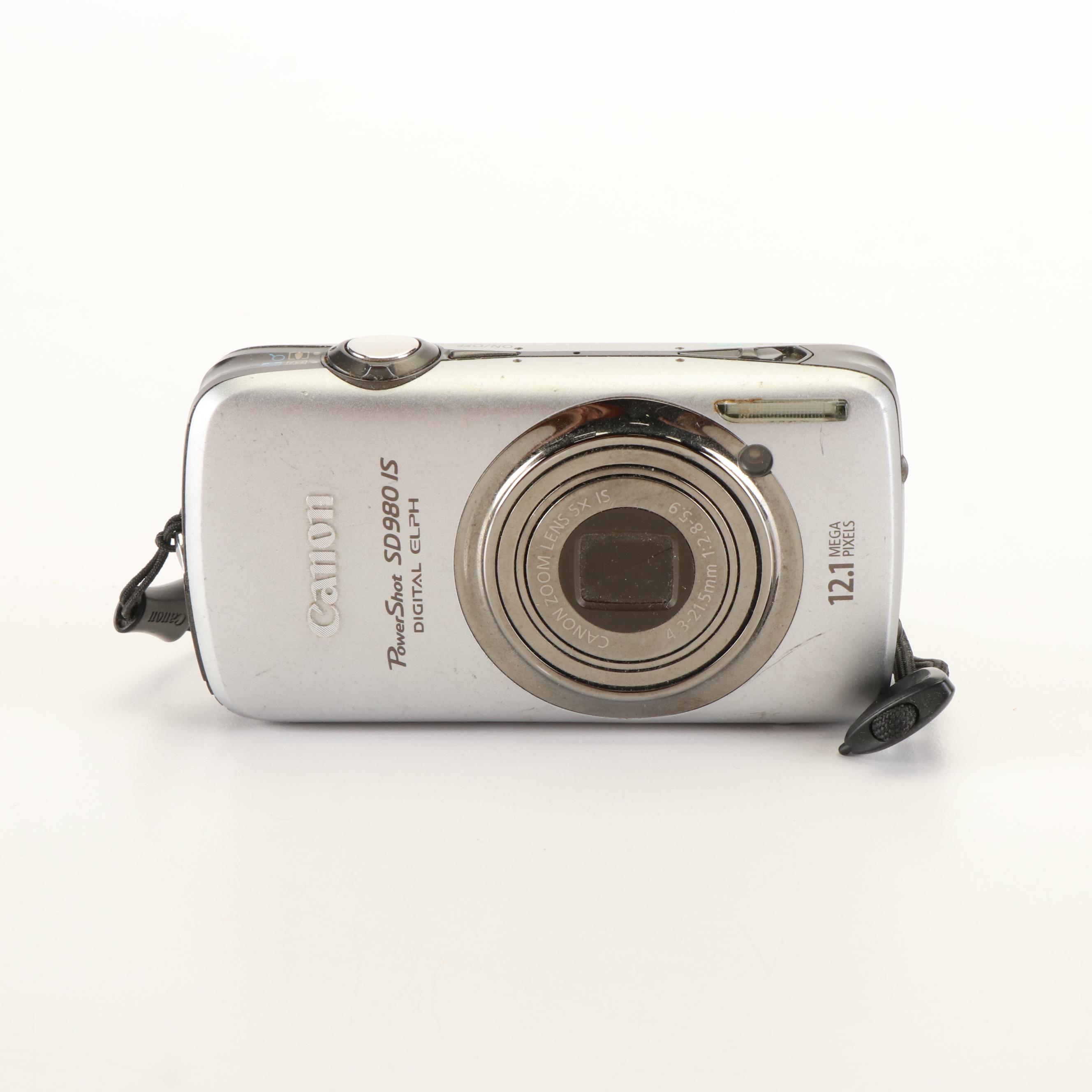 Kodak Disc 4000, Canon Sure Shot 80 Tele and PowerShot SD980IS Cameras