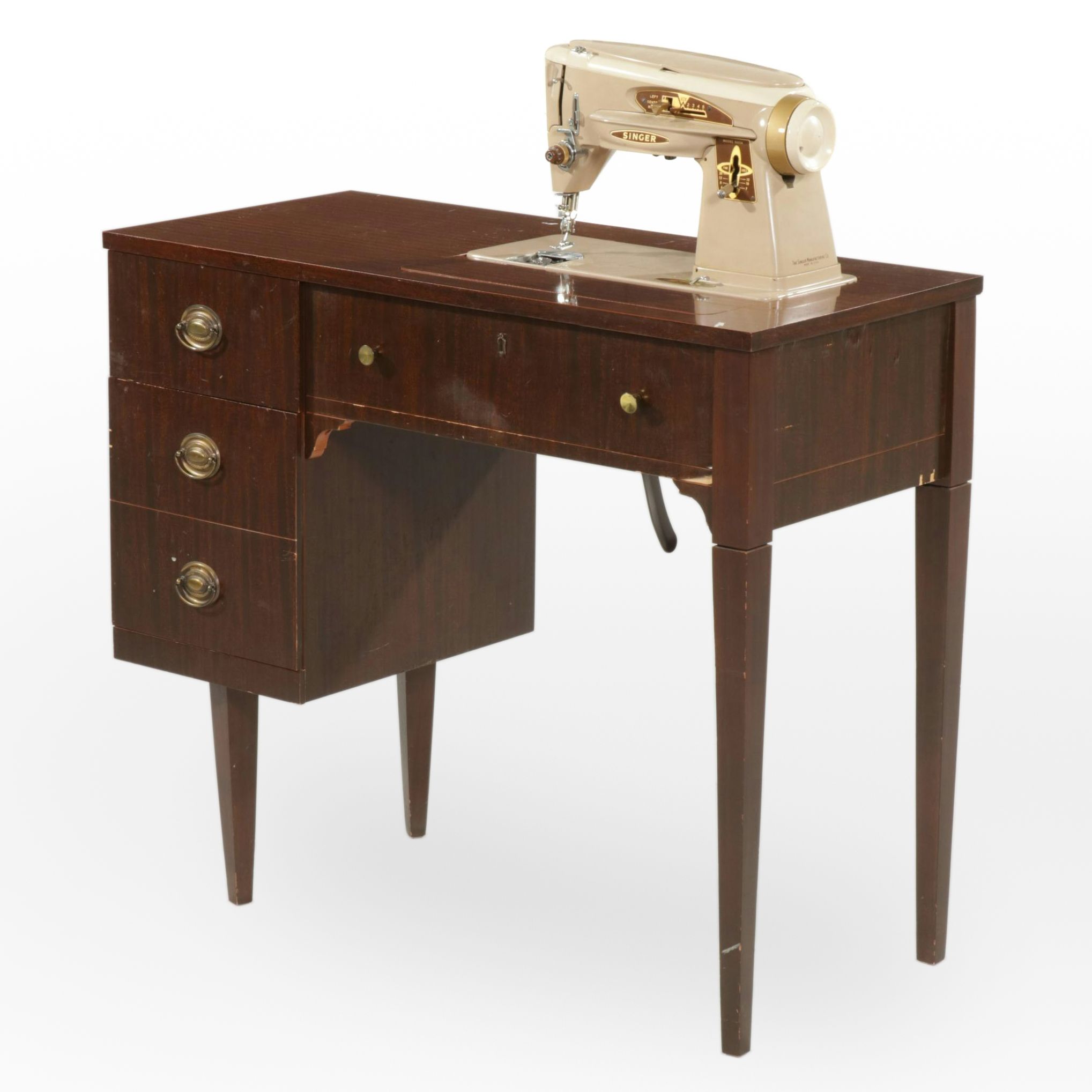 Singer Sewing Machine Table Model 503A, 1961