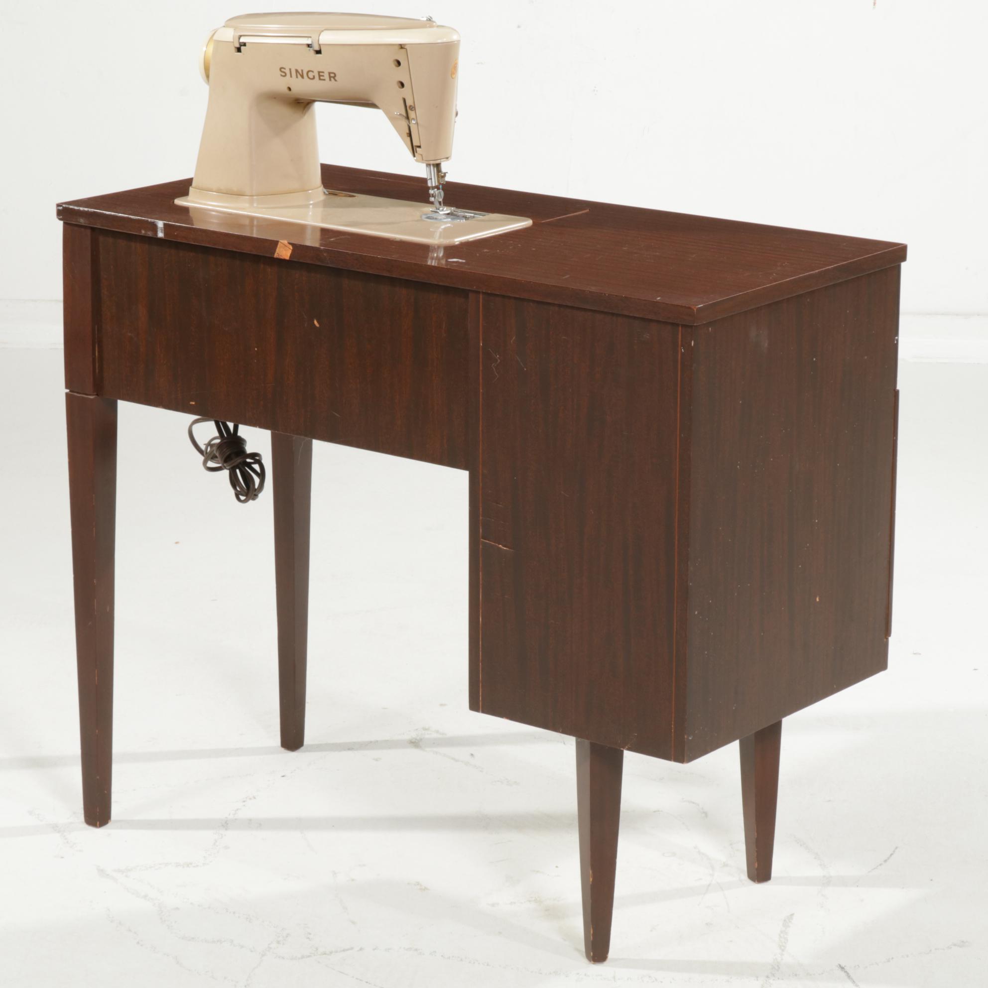 Singer Sewing Machine Table Model 503A, 1961