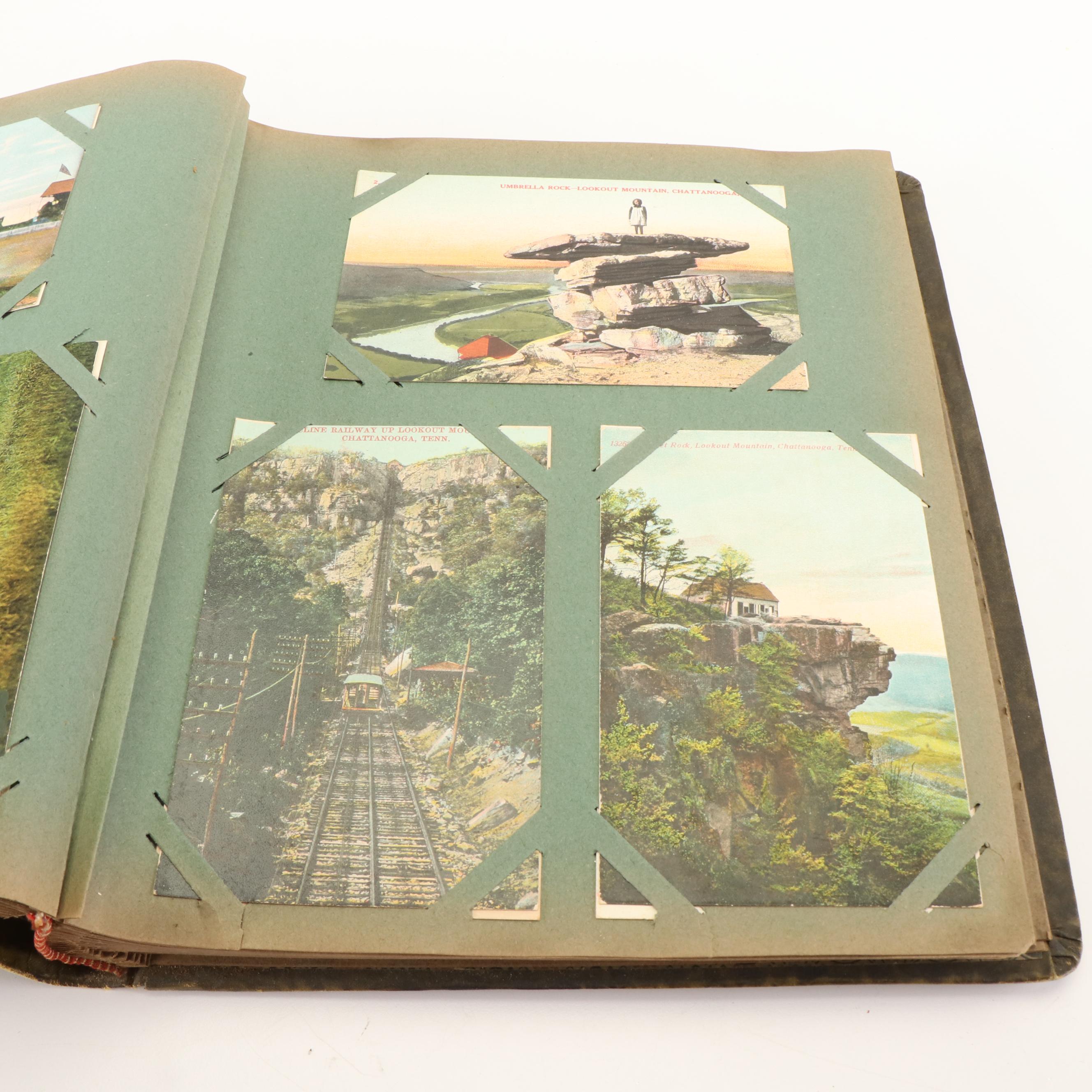 Mississippi, Louisiana, Texas with More Postcards and Autograph Book