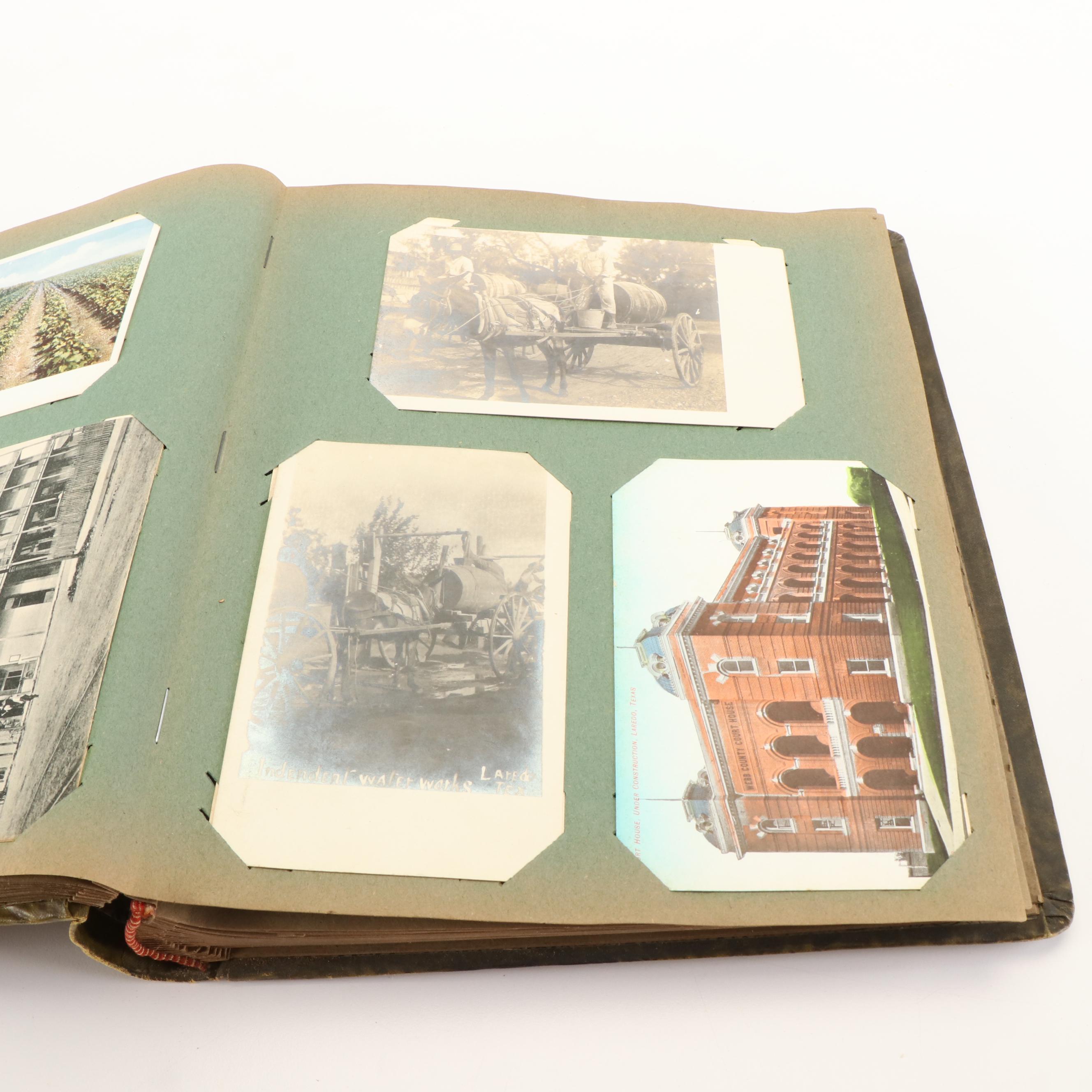 Mississippi, Louisiana, Texas with More Postcards and Autograph Book