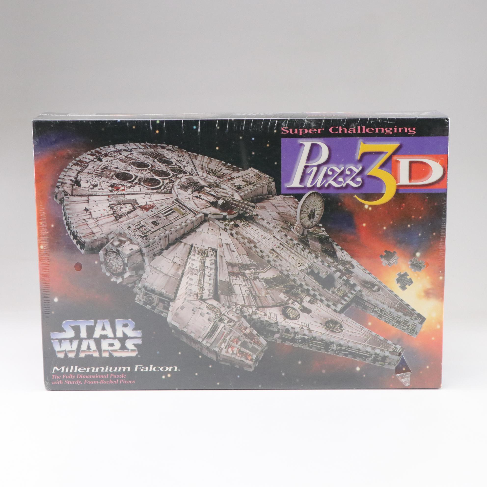 Sealed Star Wars Millennium Falcon 3D Puzzle, 1995