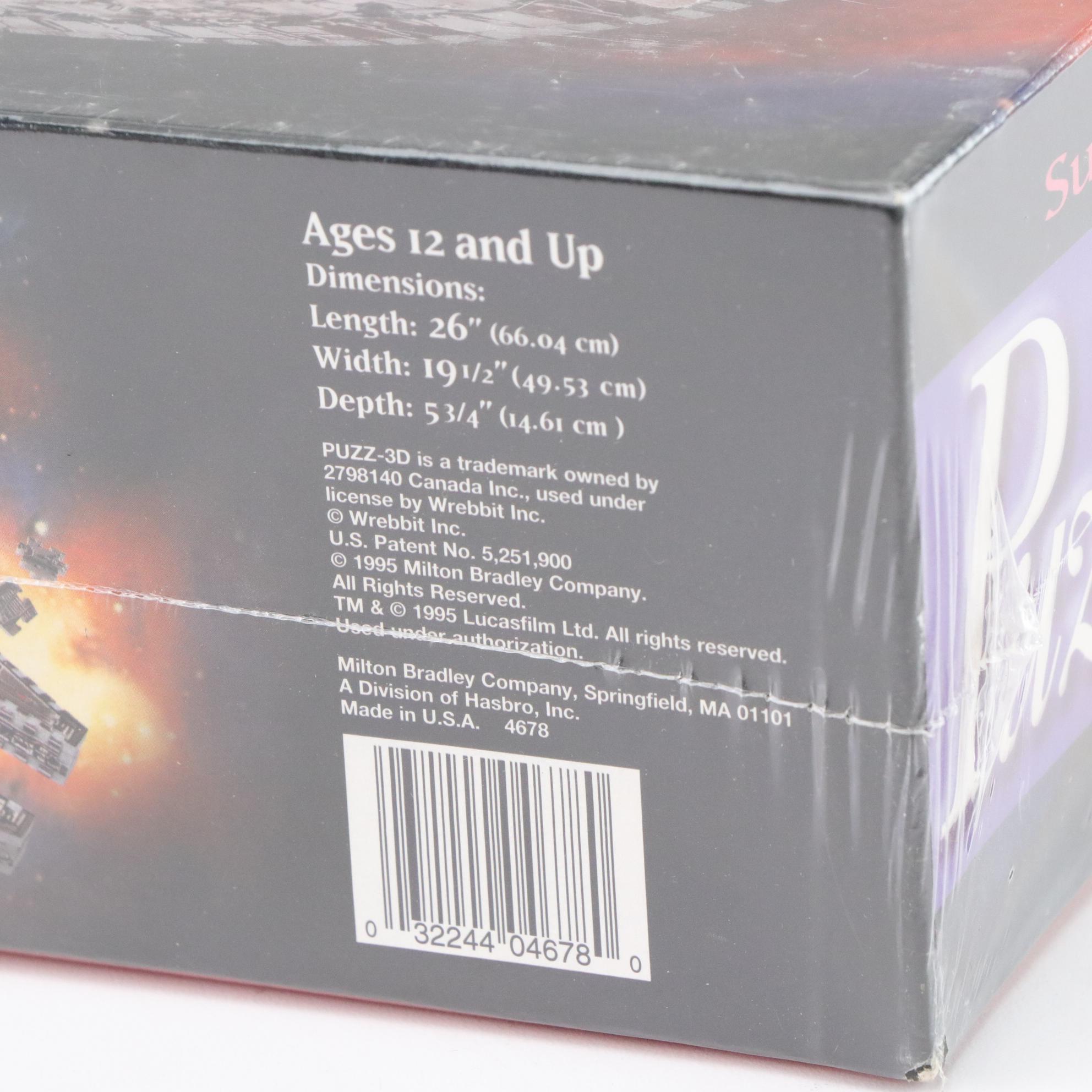 Sealed Star Wars Millennium Falcon 3D Puzzle, 1995