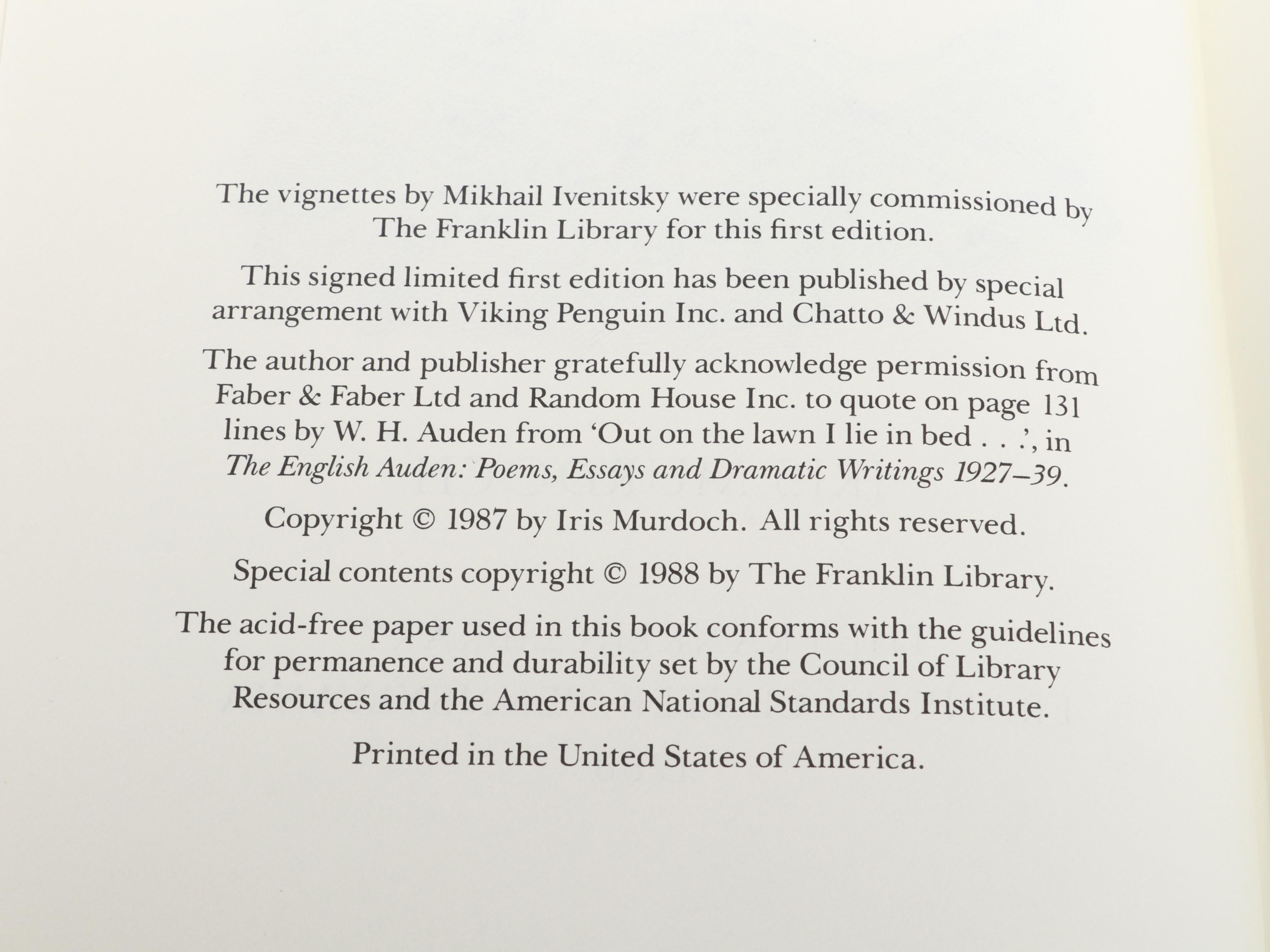 Franklin Library Signed First Edition "Travels" by Michael Crichton and More