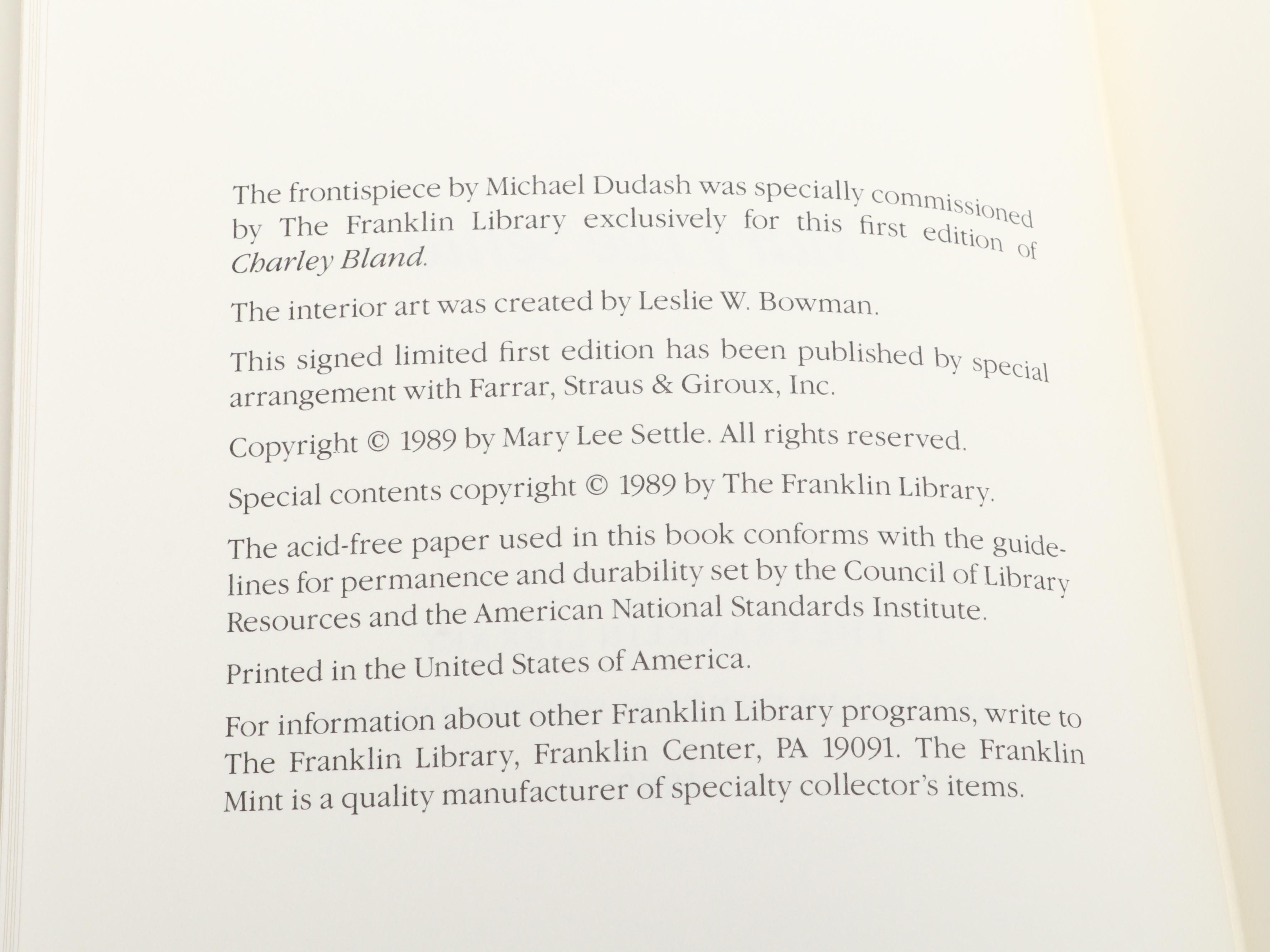 Franklin Library Signed First Edition "Travels" by Michael Crichton and More