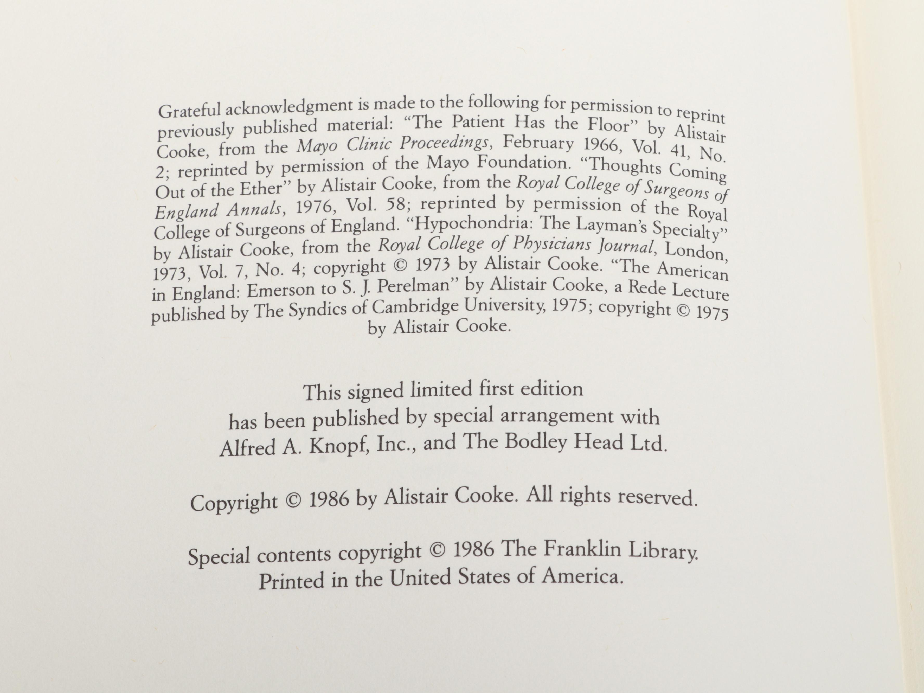 Franklin Library Signed First Edition "Travels" by Michael Crichton and More