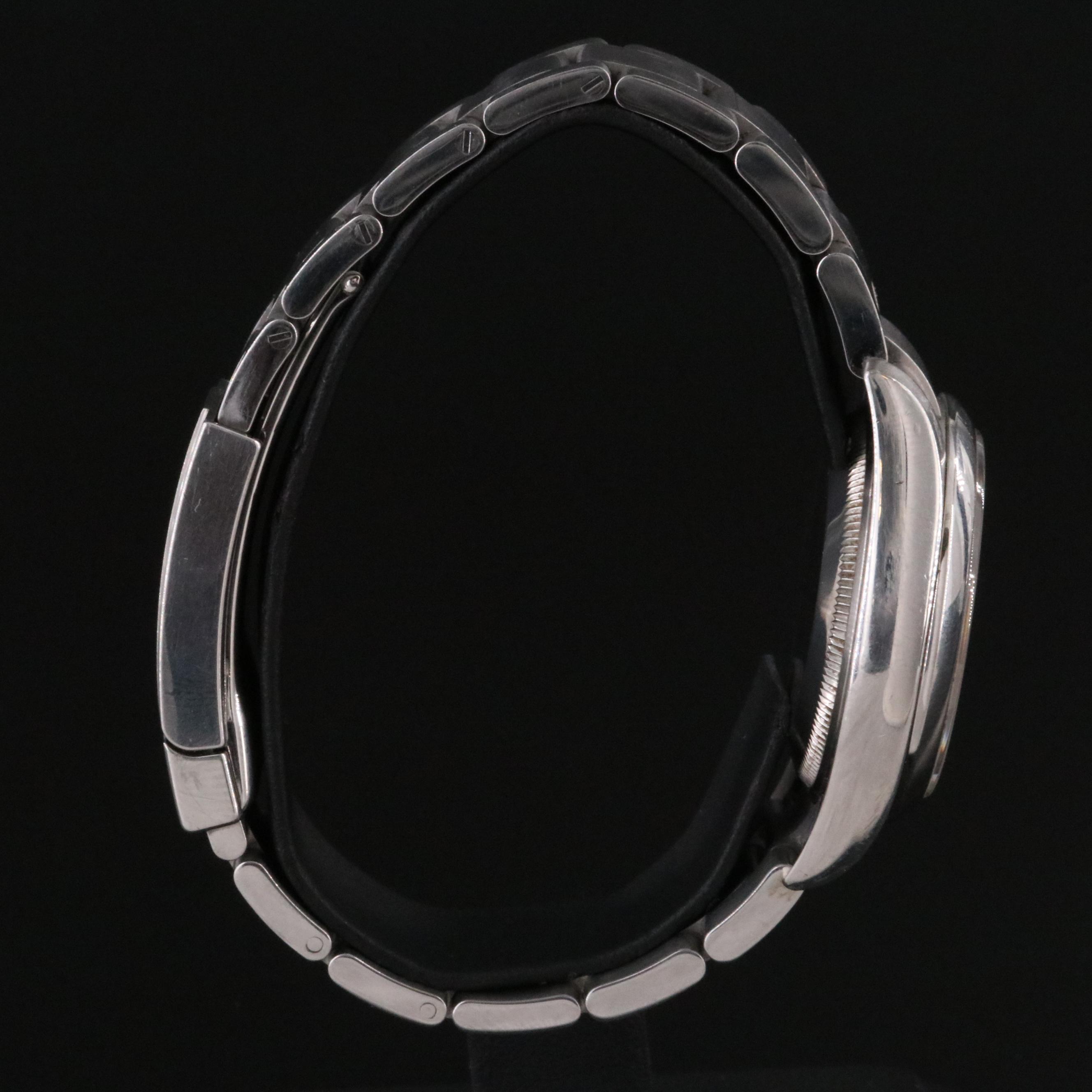 Rolex Oyster Perpetual 114200 Olive Green 34mm Steel Automatic Watch