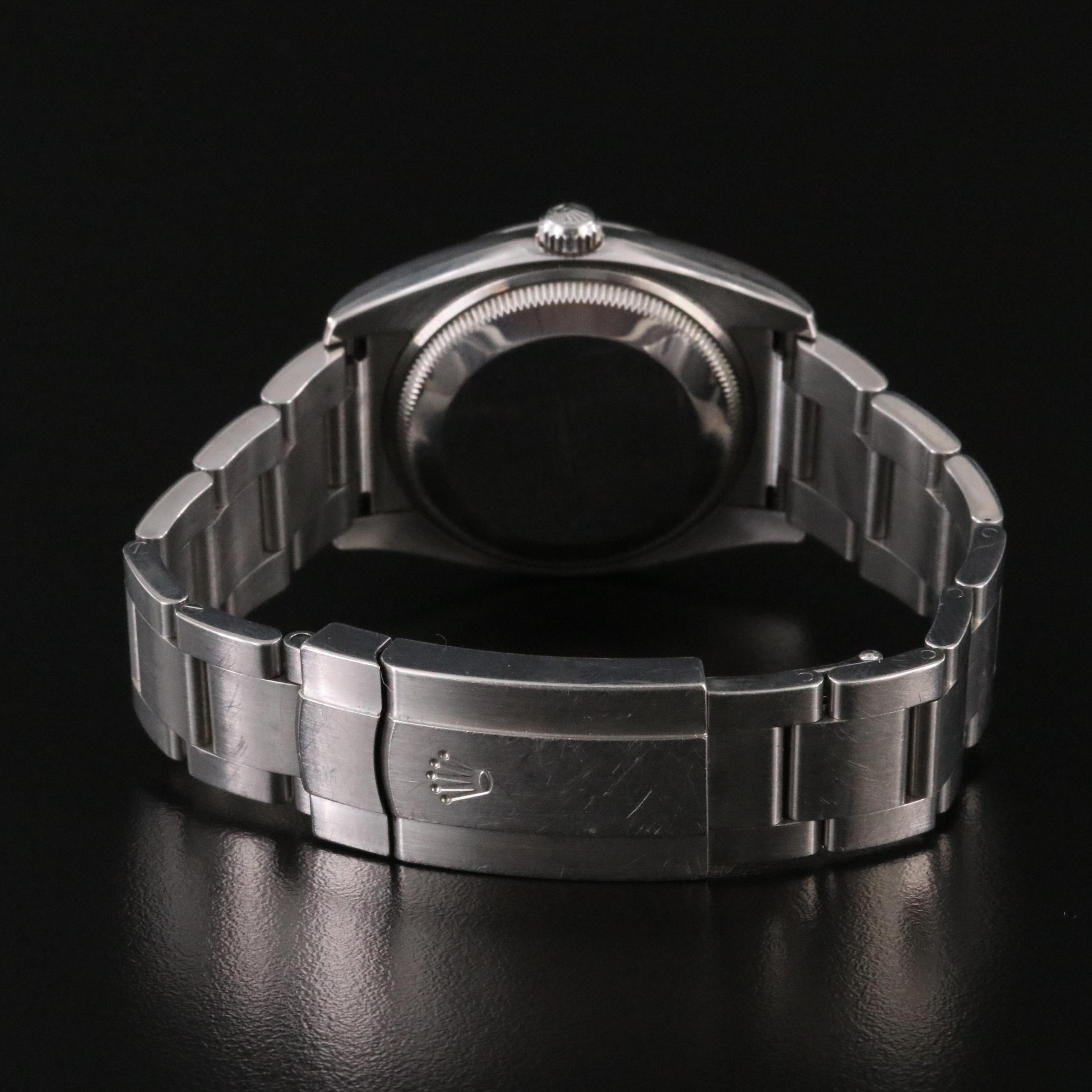 Rolex Oyster Perpetual 114200 Olive Green 34mm Steel Automatic Watch