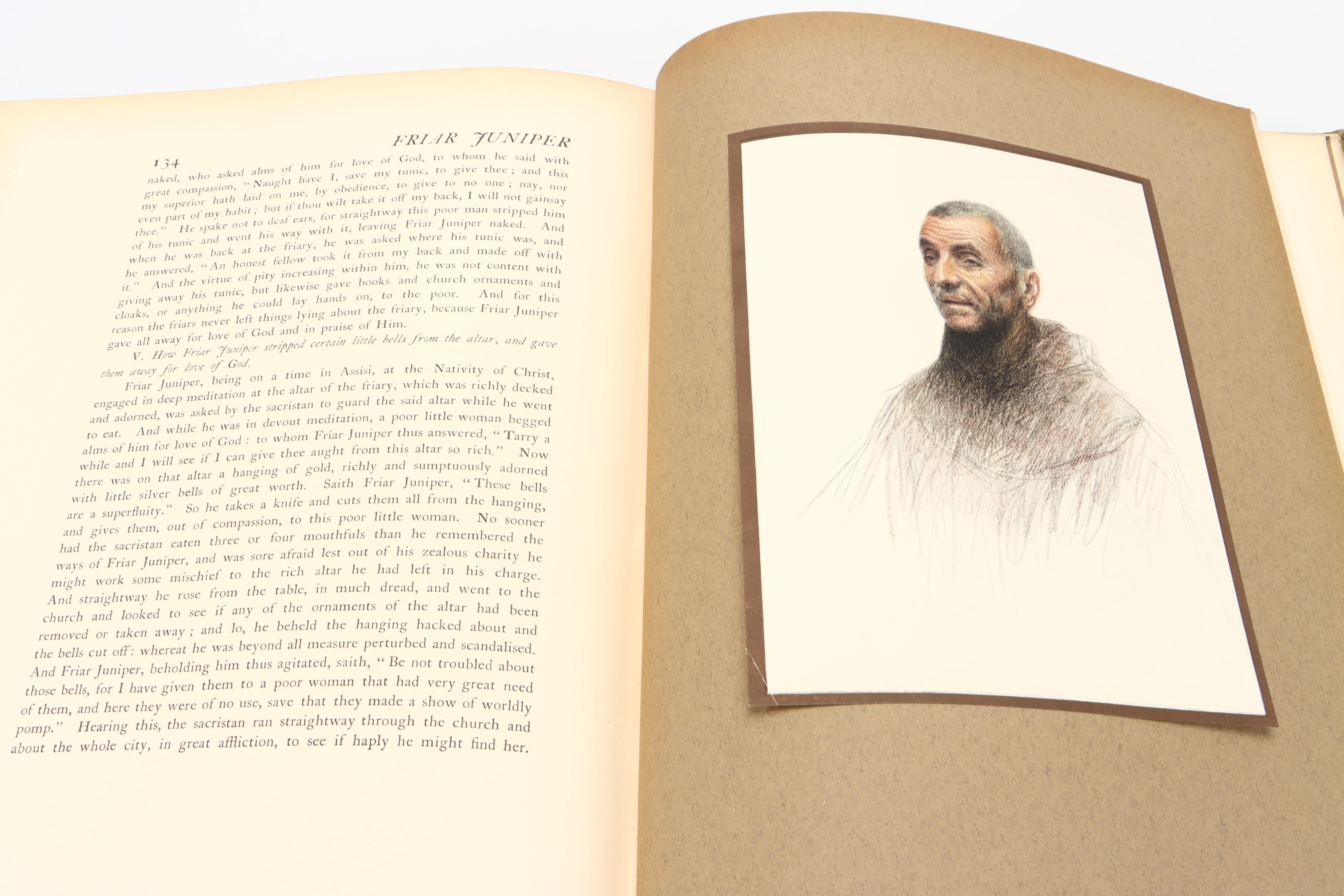 Limited Edition "The Little Flowers of Saint Francis" by Ugolino Brunforte, 1919