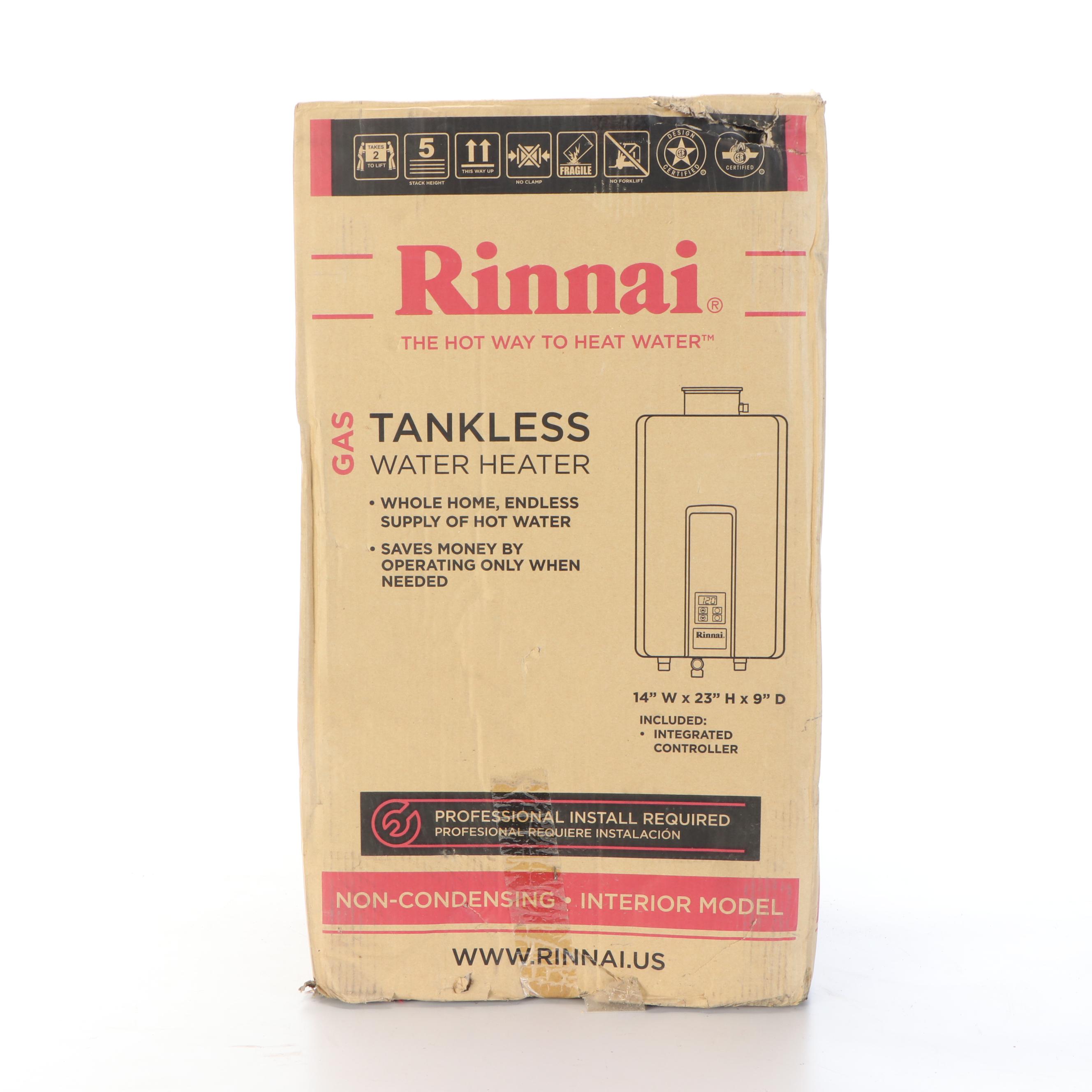 Rinnai V65i Gas-Powered Tankless Water Heater, 2015