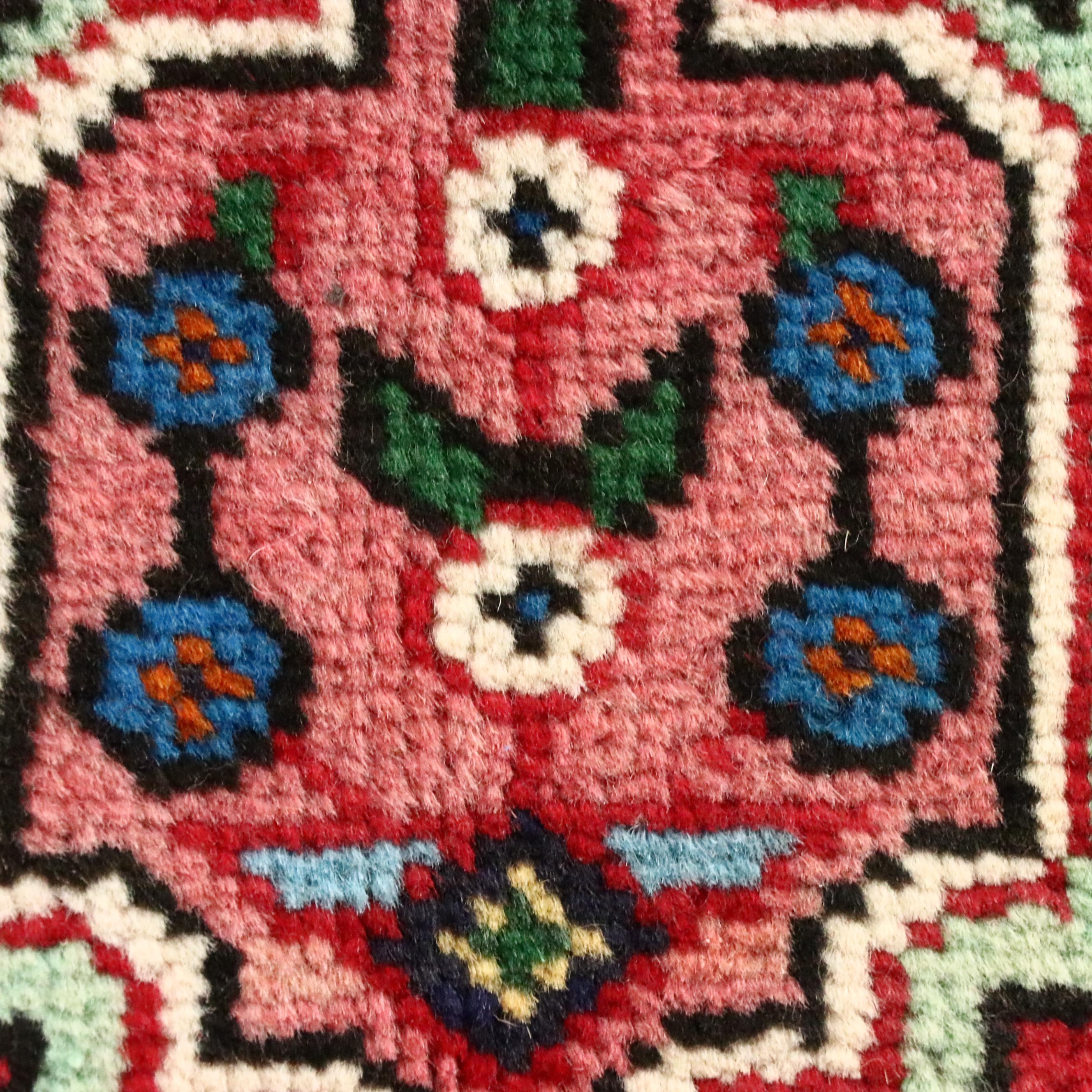 6'5 x 9'10 Hand-Knotted Indo-Persian Heriz Area Rug