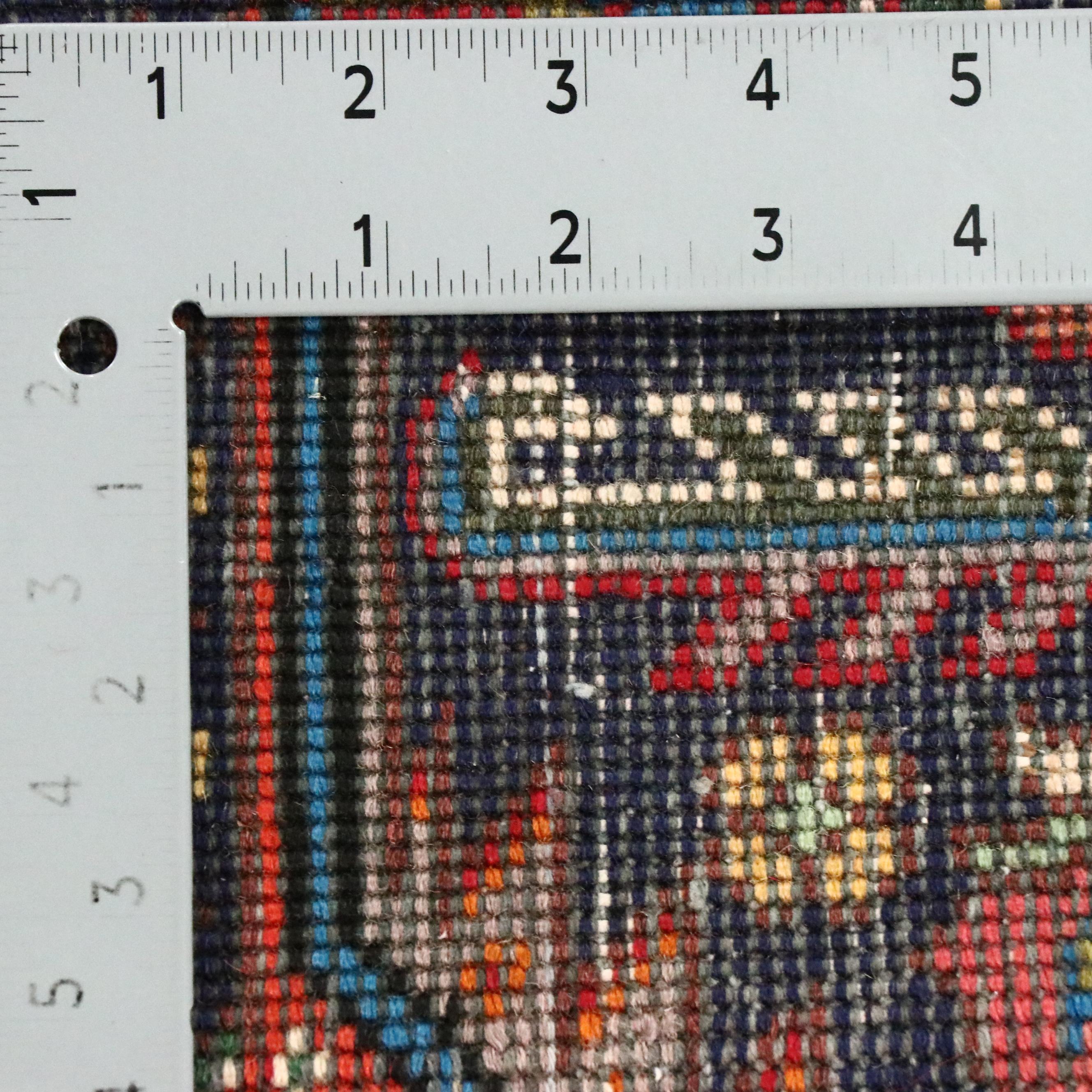 6'5 x 9'10 Hand-Knotted Indo-Persian Heriz Area Rug