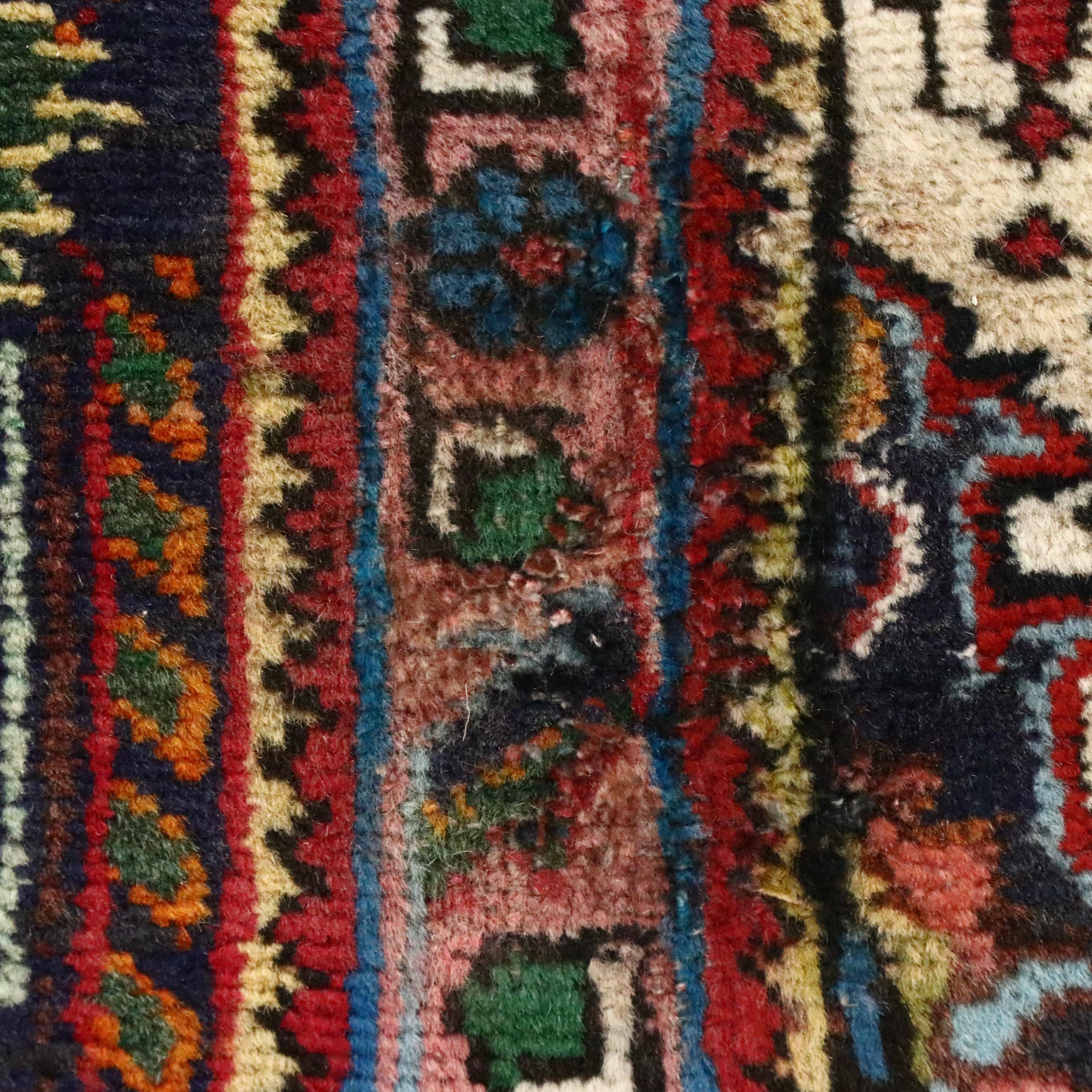 6'5 x 9'10 Hand-Knotted Indo-Persian Heriz Area Rug