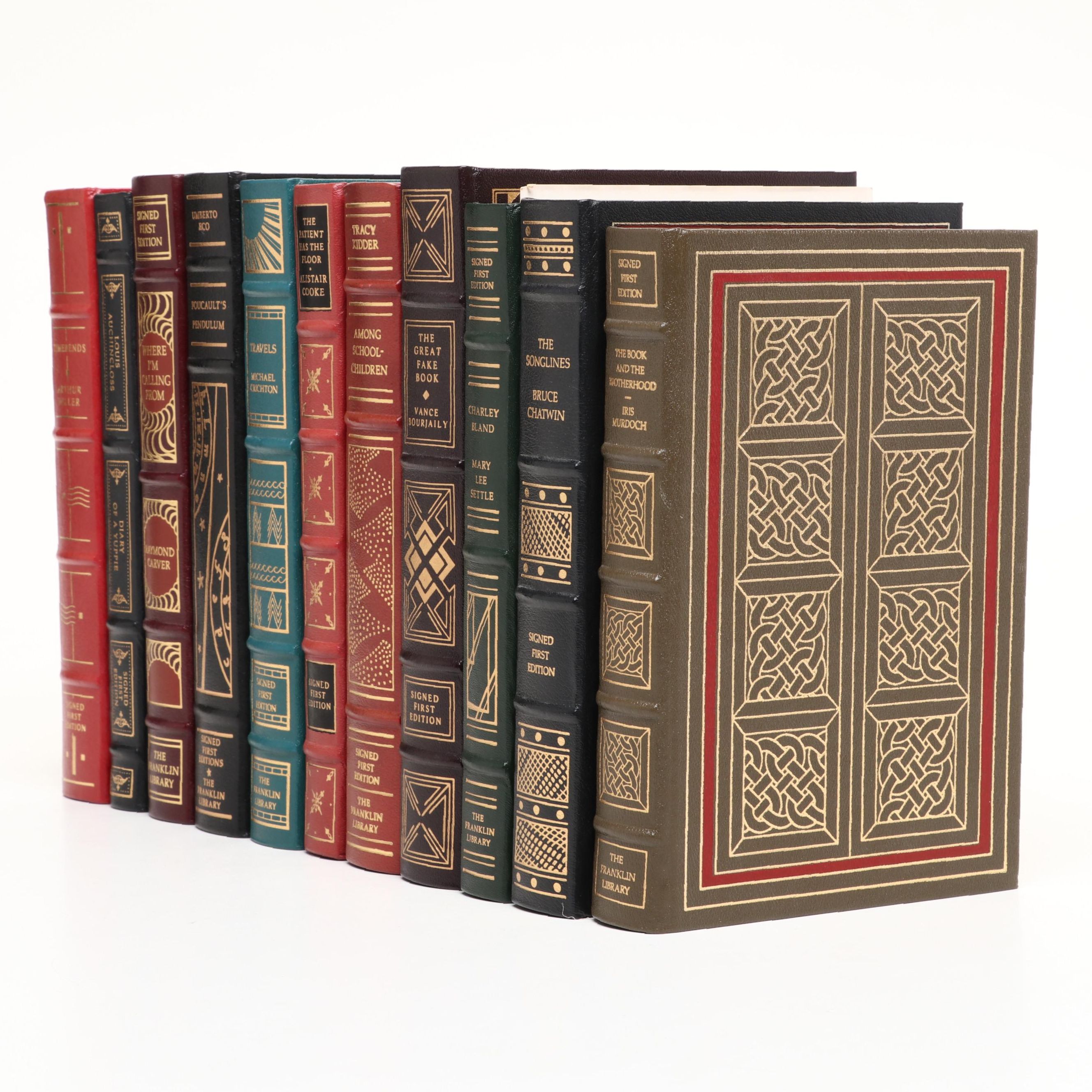 Franklin Library Signed First Edition "Travels" by Michael Crichton and More