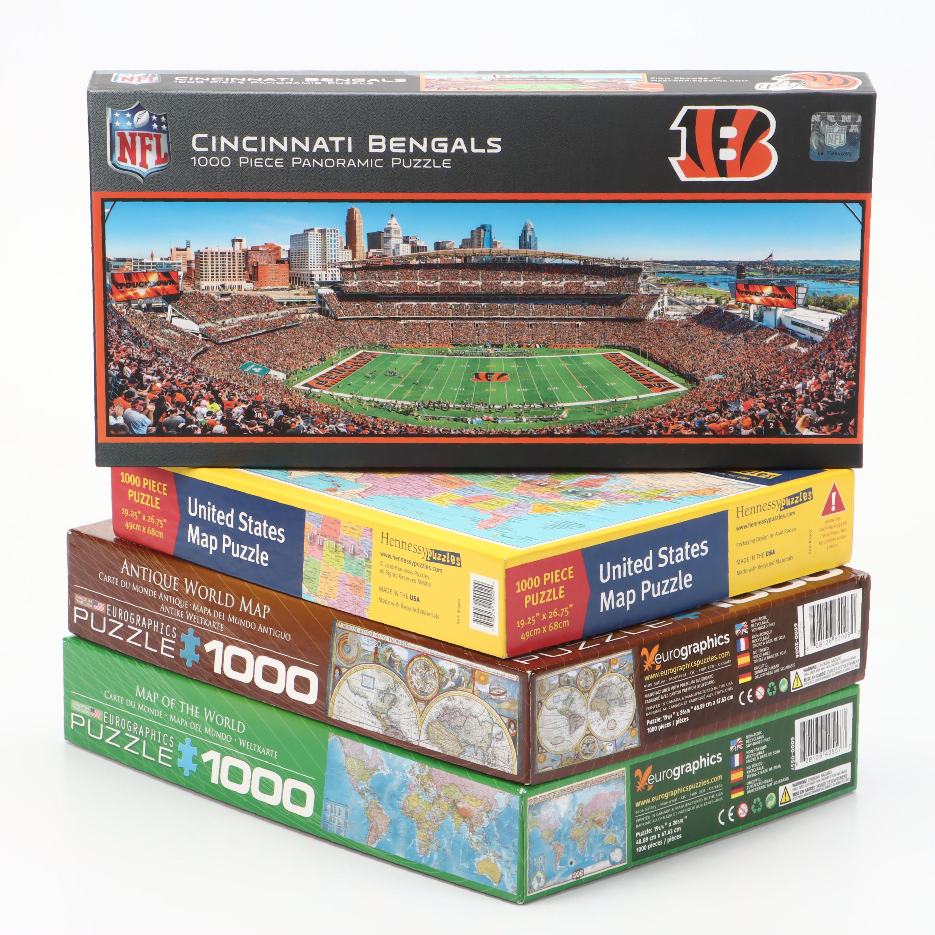Masterpieces NFL "Cincinnati Bengals" and More Jigsaw Puzzles