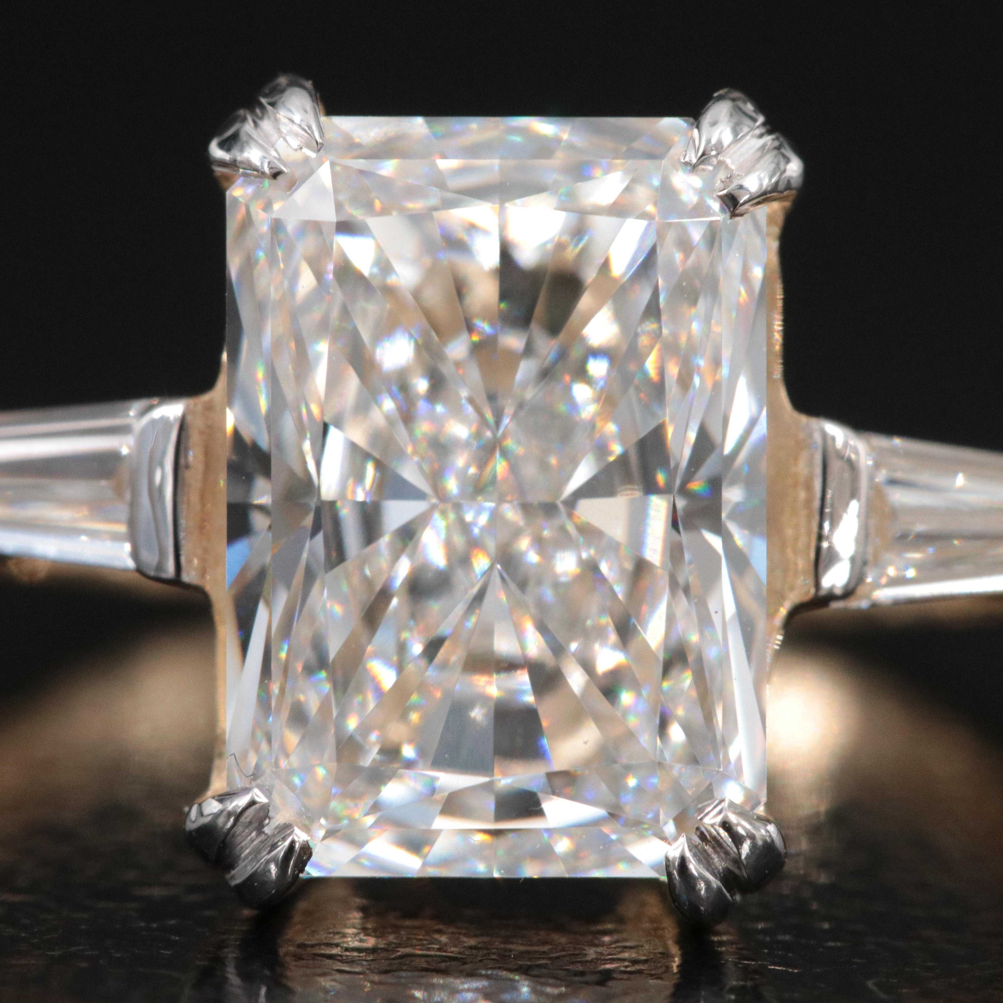 14K 4.46 CTW Lab Grown Diamond Ring with IGI Report