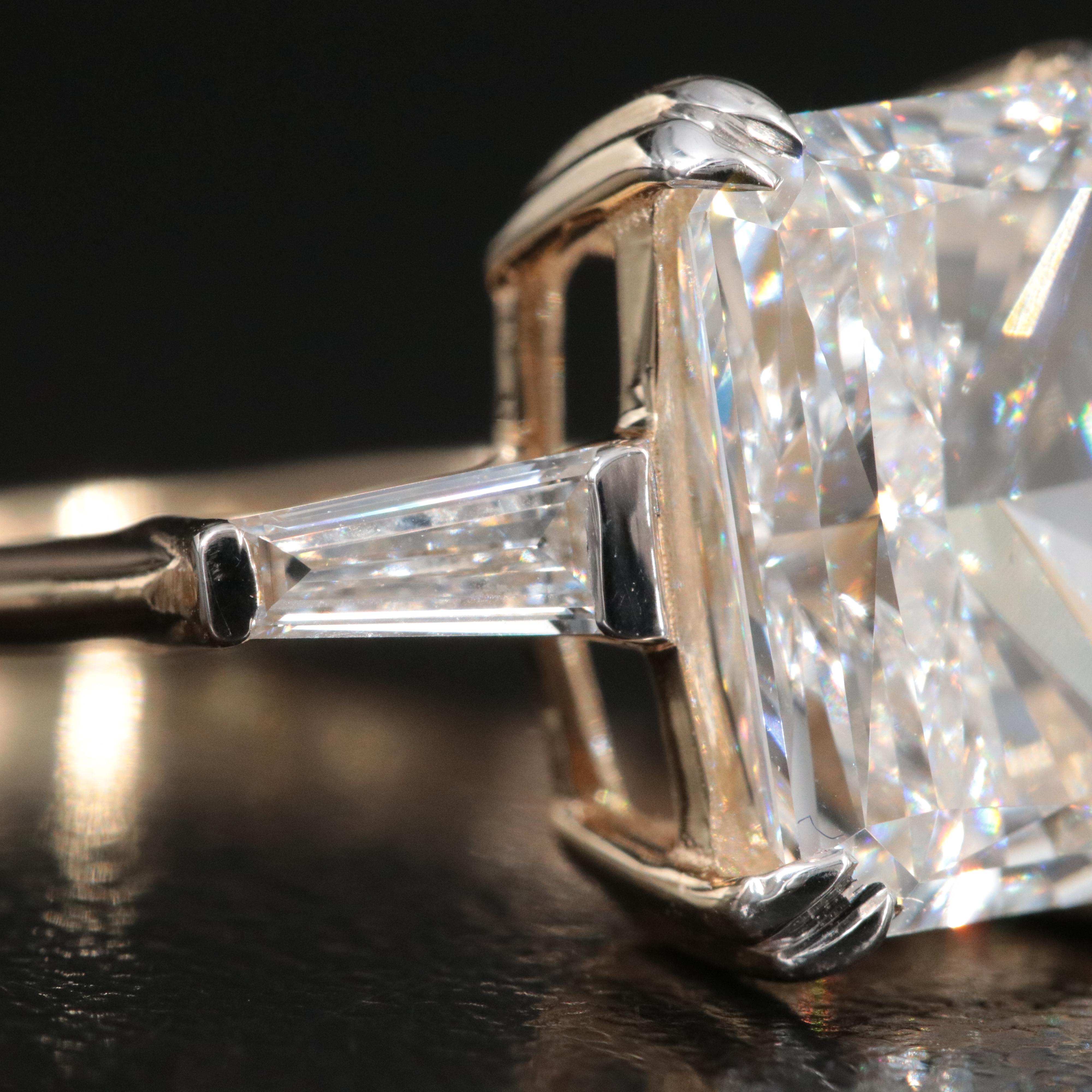 14K 4.46 CTW Lab Grown Diamond Ring with IGI Report