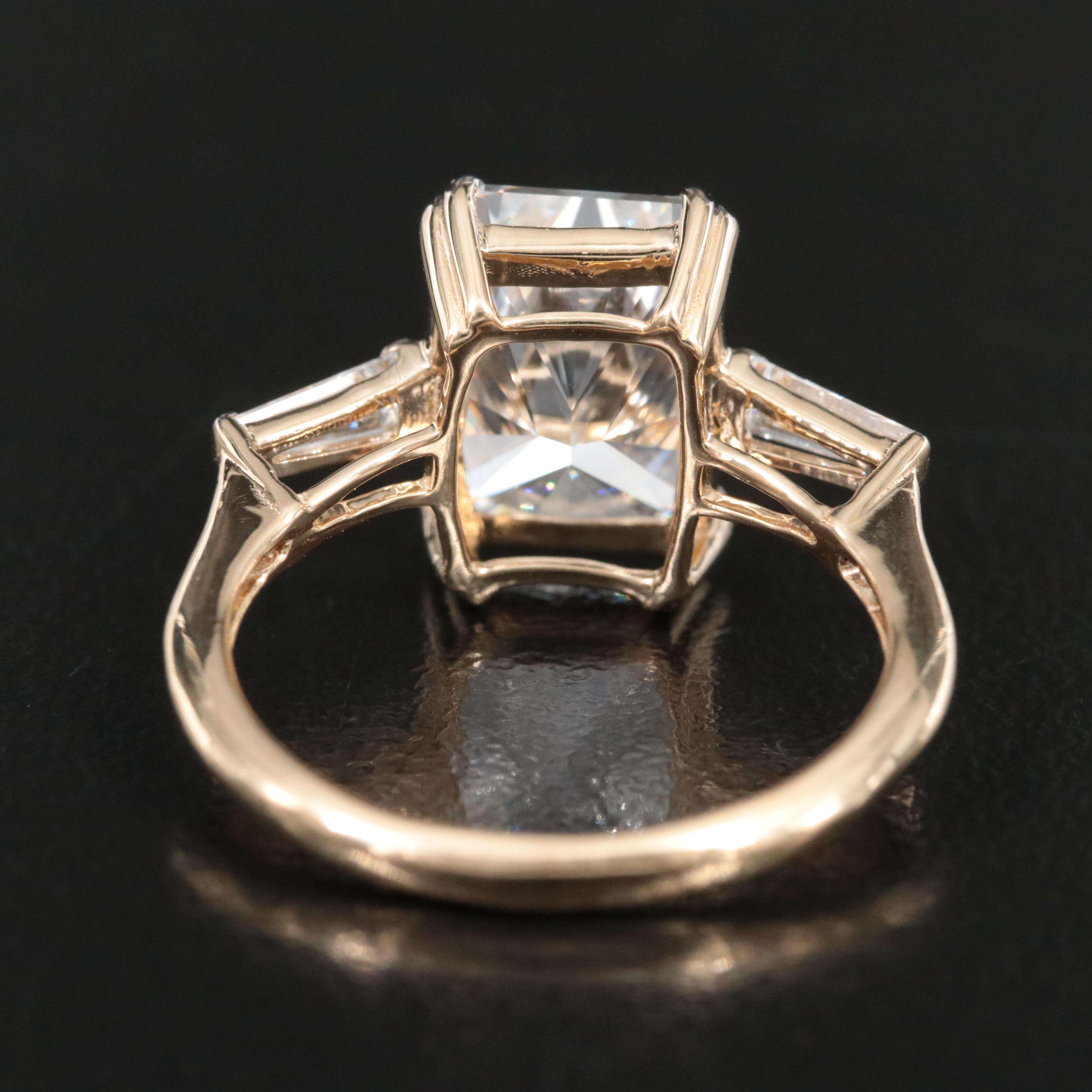 14K 4.46 CTW Lab Grown Diamond Ring with IGI Report