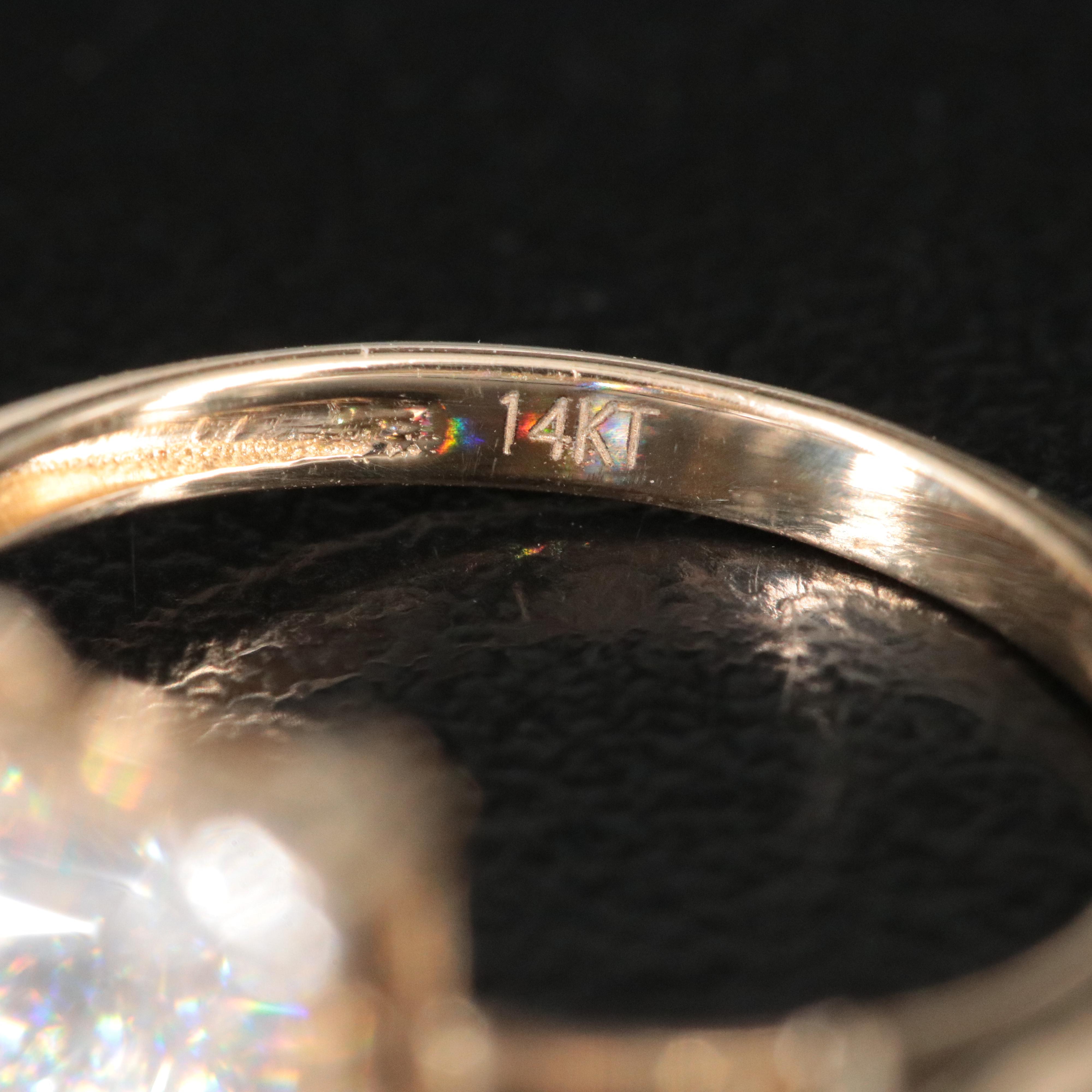 14K 4.46 CTW Lab Grown Diamond Ring with IGI Report