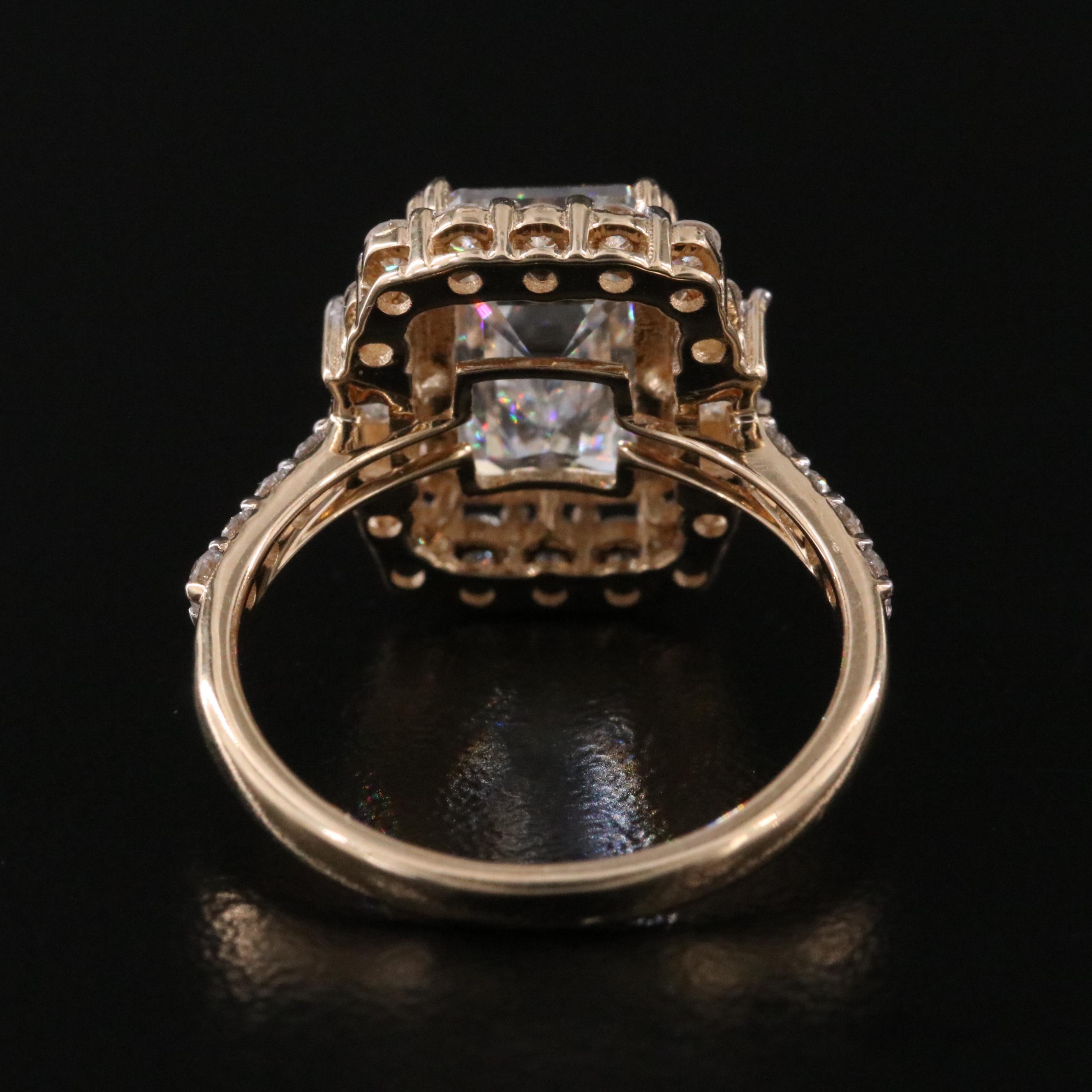 14K 5.24 CTW Lab Grown Diamond Ring with IGI Report