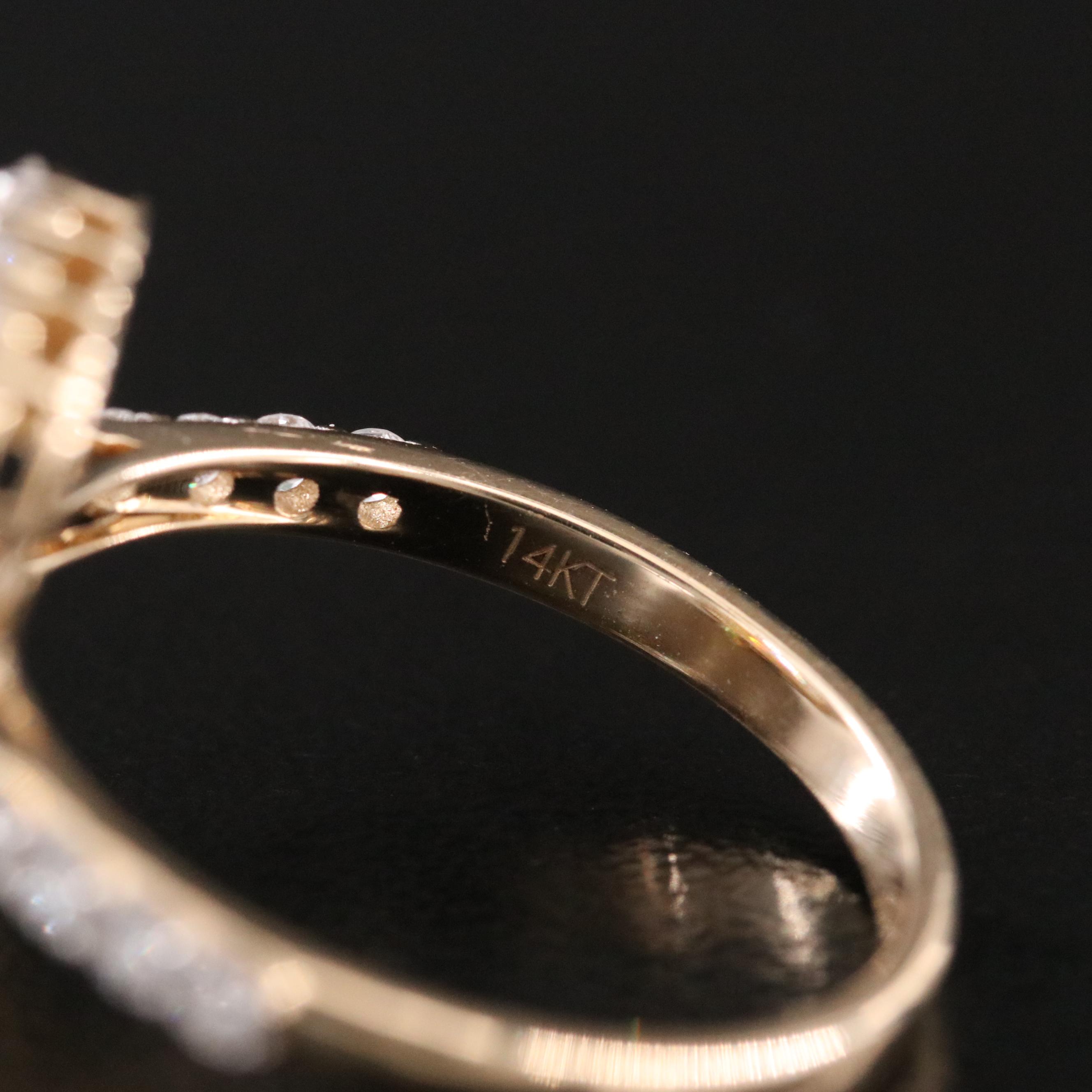 14K 5.24 CTW Lab Grown Diamond Ring with IGI Report