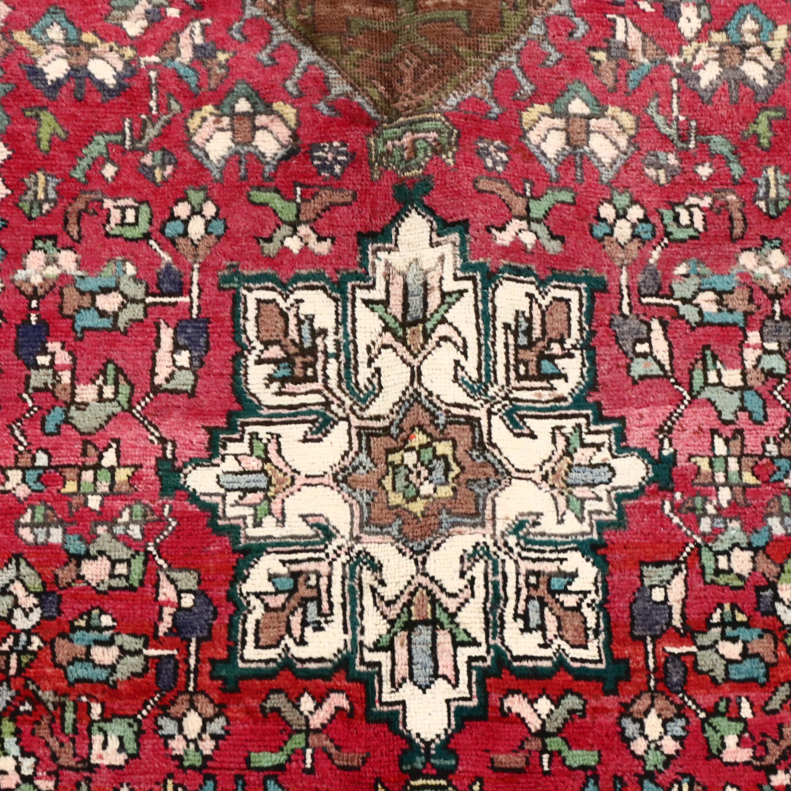 3'3 x 12'3 Hand-Knotted Persian Lamberan Long Rug