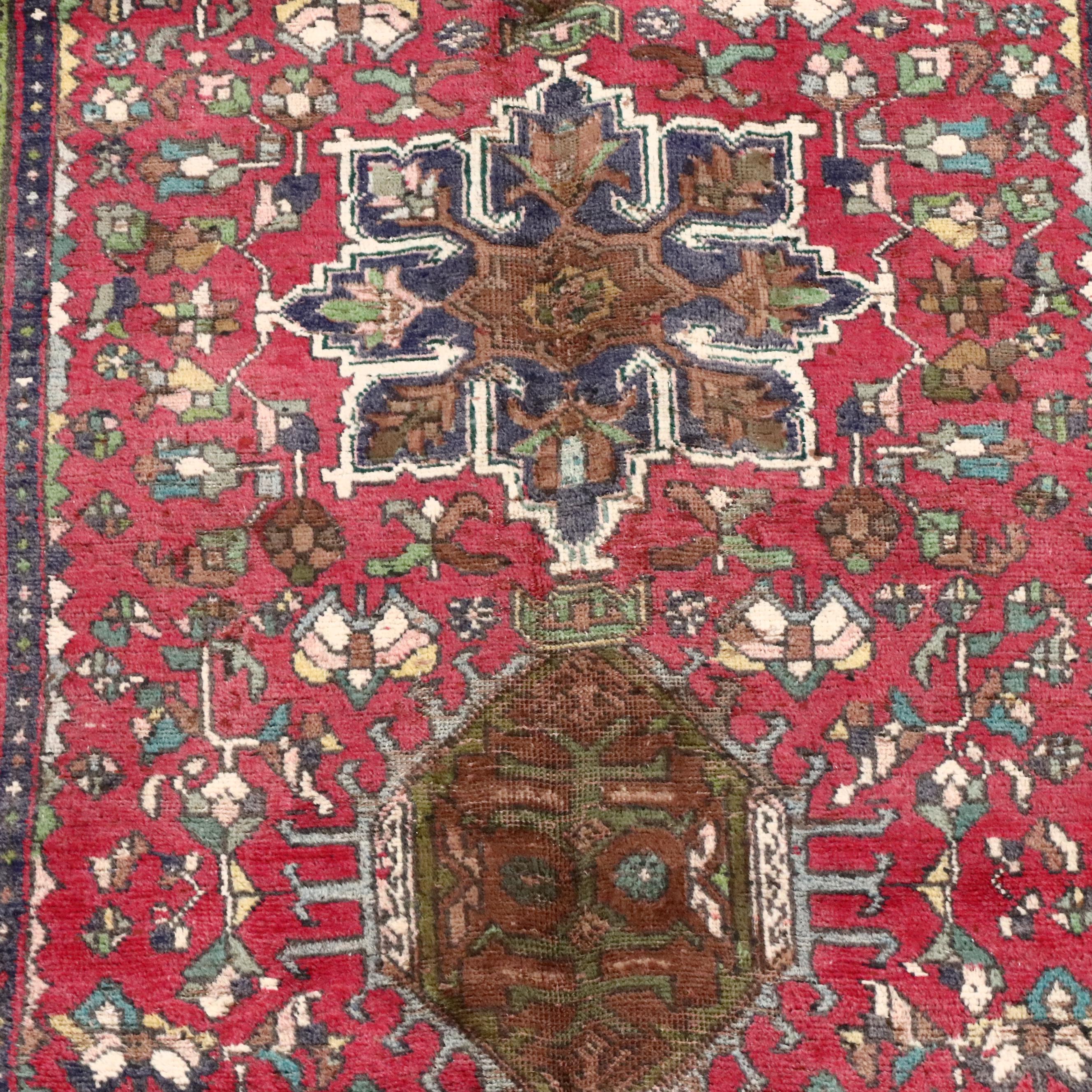 3'3 x 12'3 Hand-Knotted Persian Lamberan Long Rug