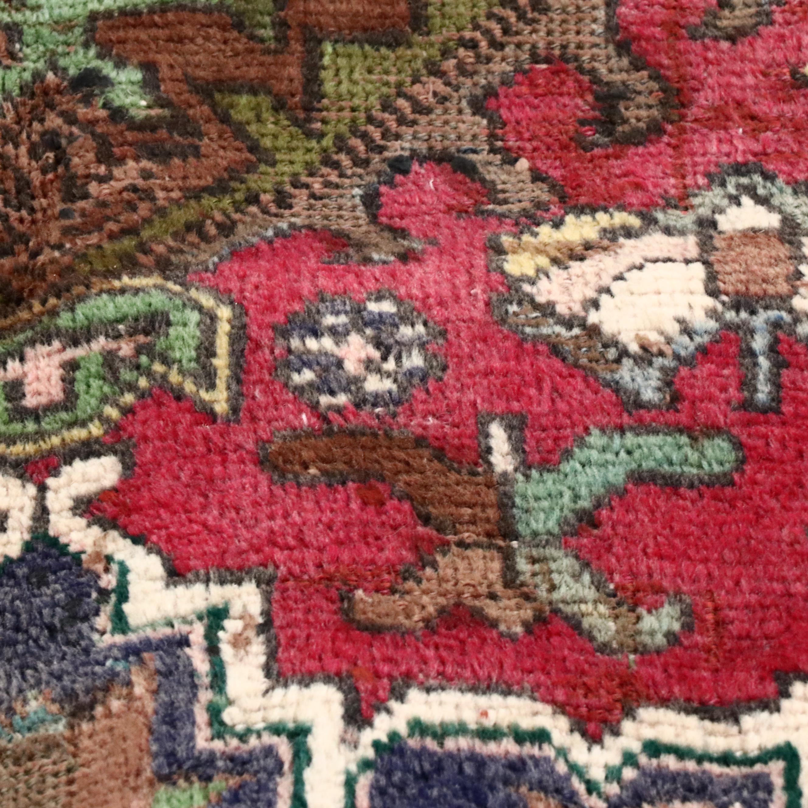 3'3 x 12'3 Hand-Knotted Persian Lamberan Long Rug