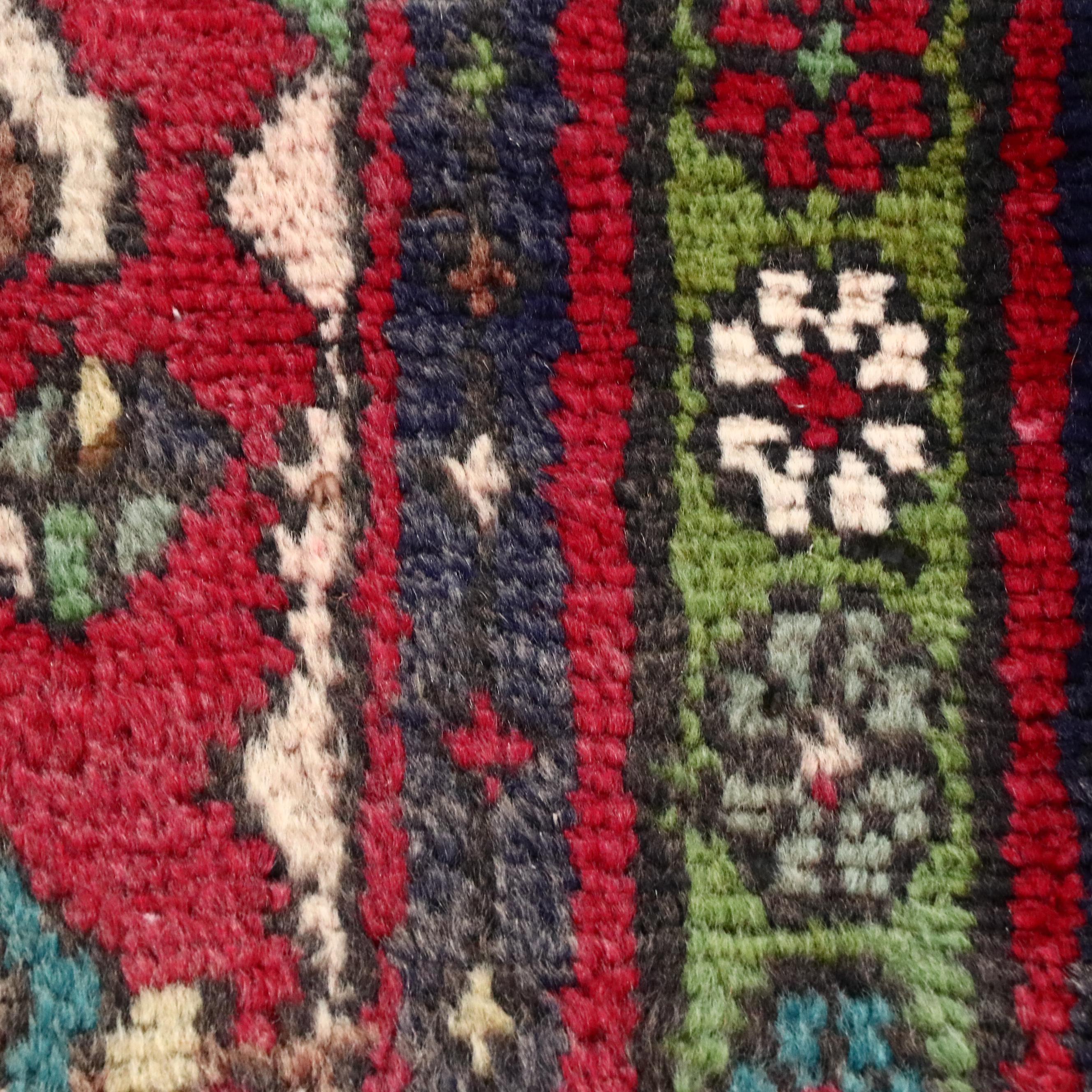 3'3 x 12'3 Hand-Knotted Persian Lamberan Long Rug