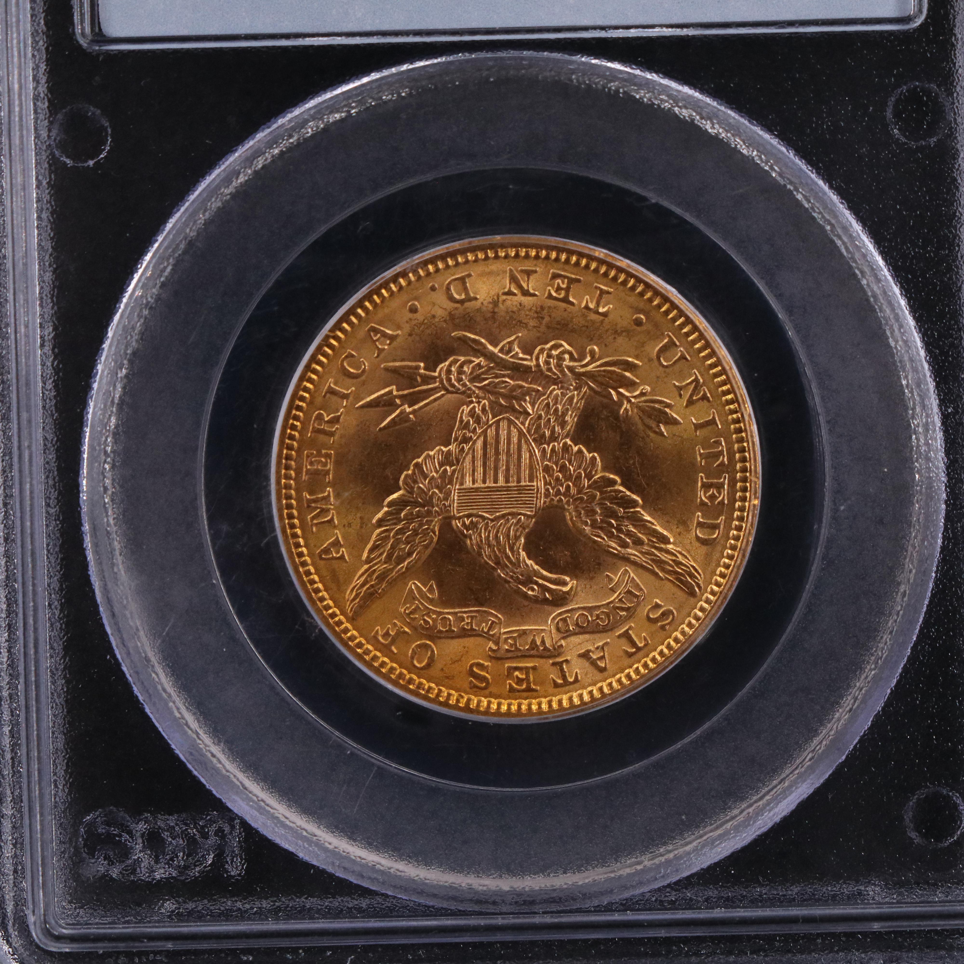 PCGS MS62 1907 Liberty Head $10 Gold Coin