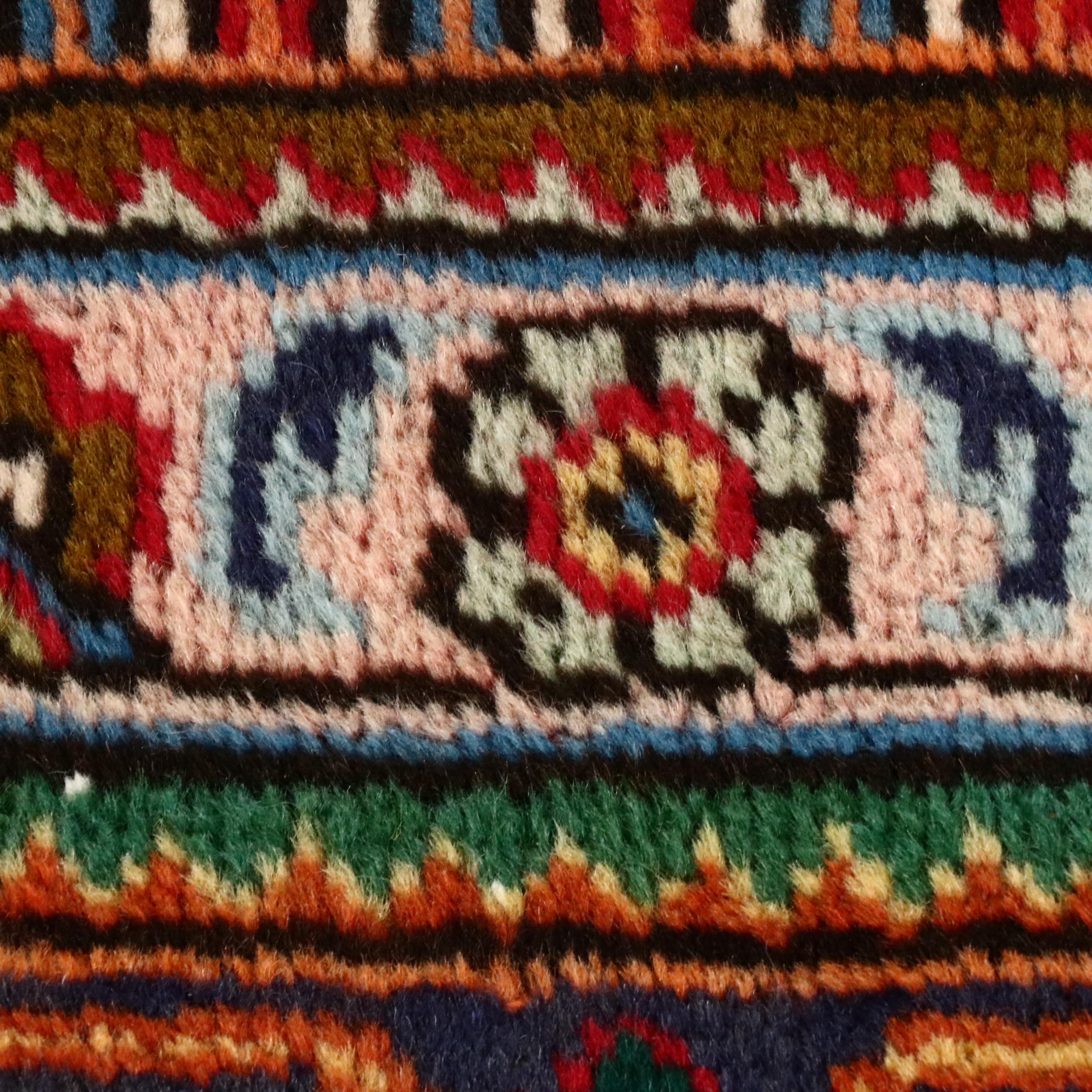 8' x 11'5 Hand-Knotted Persian Heriz Area Rug