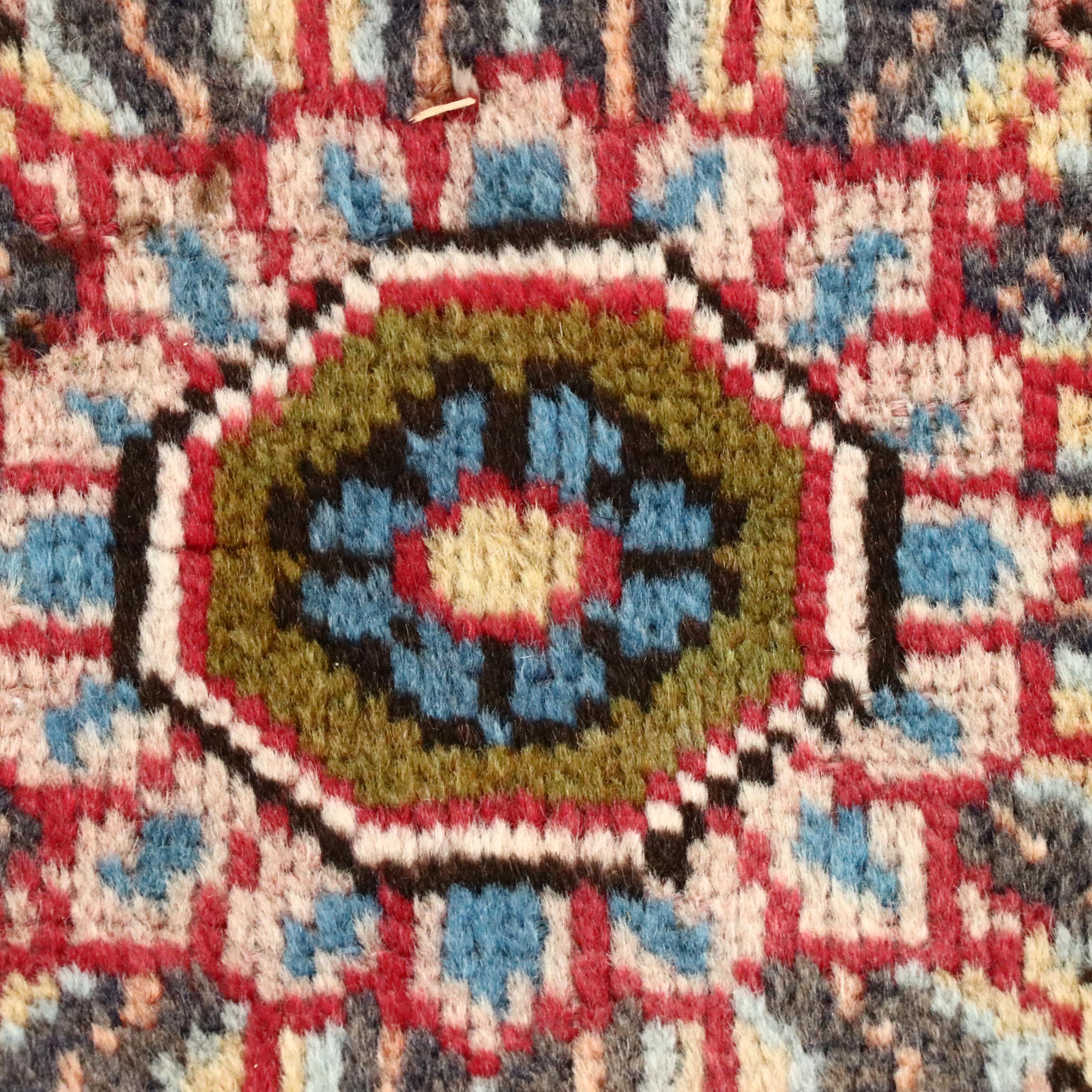 8' x 11'5 Hand-Knotted Persian Heriz Area Rug